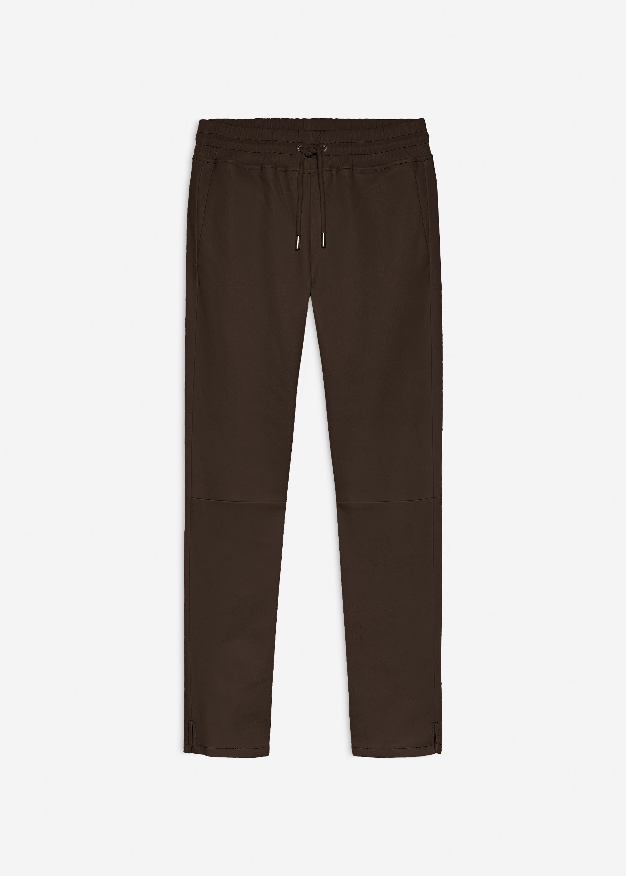 NORA Leather Trouser | Warm Brown