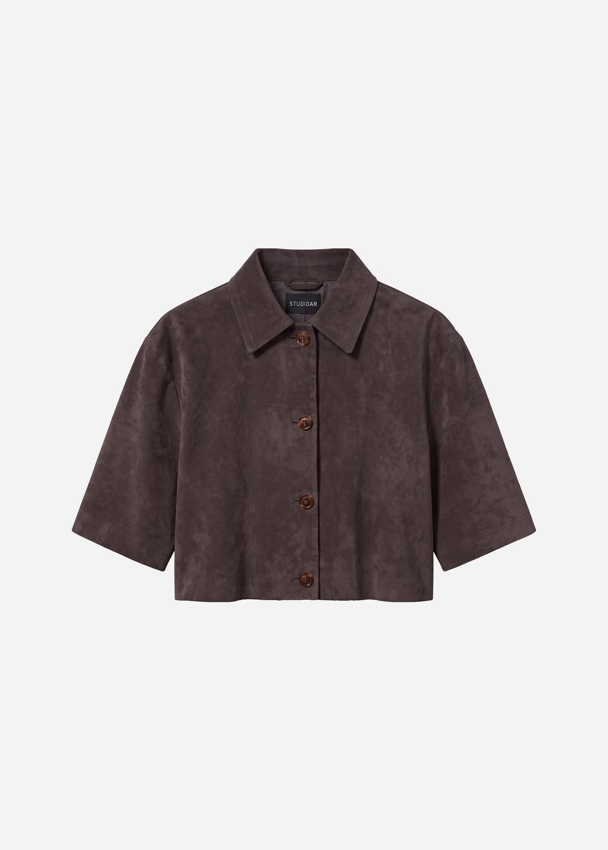 HOLLIS Suede Top | Espresso