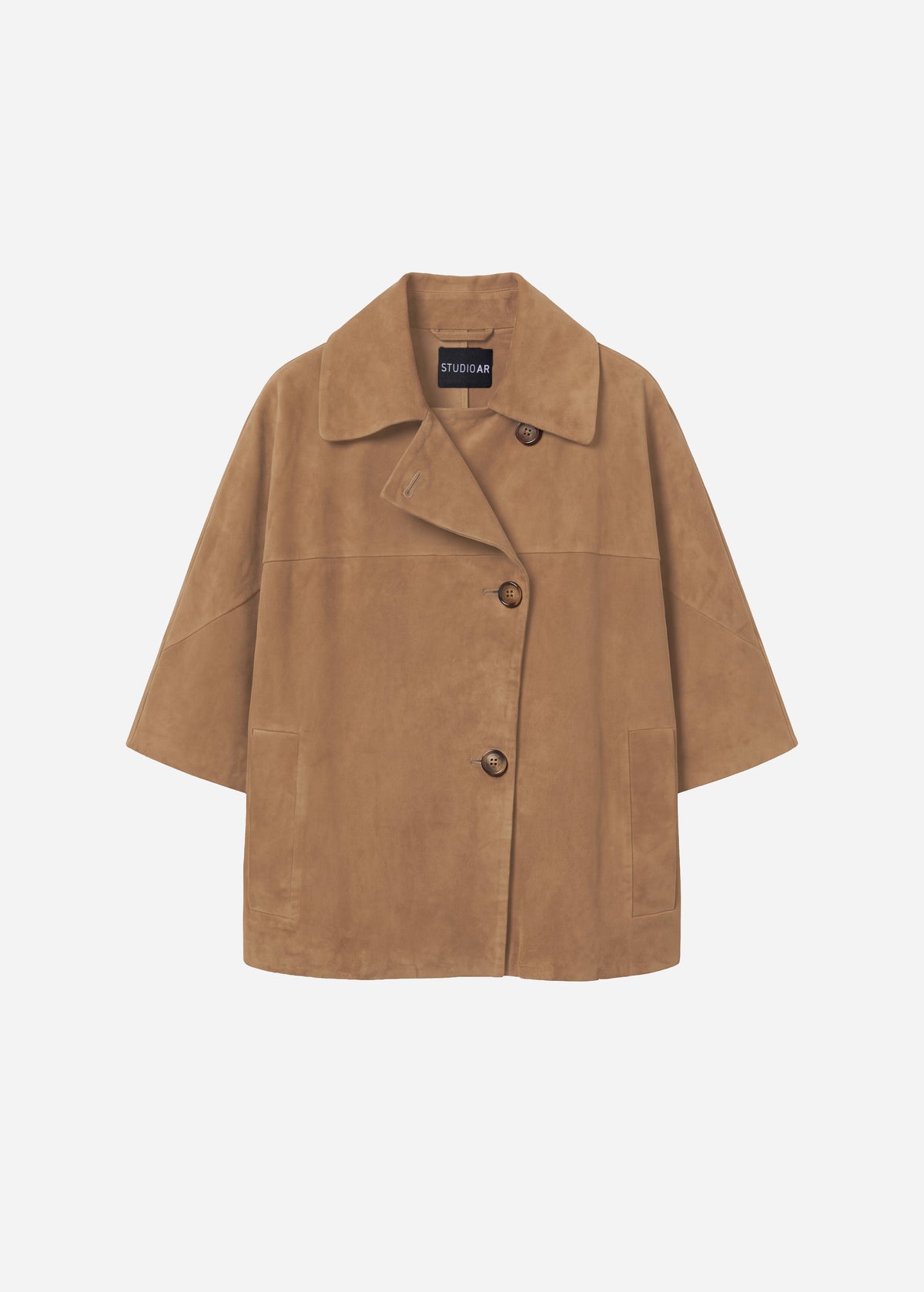 CLARA Suede Jacket | Olive