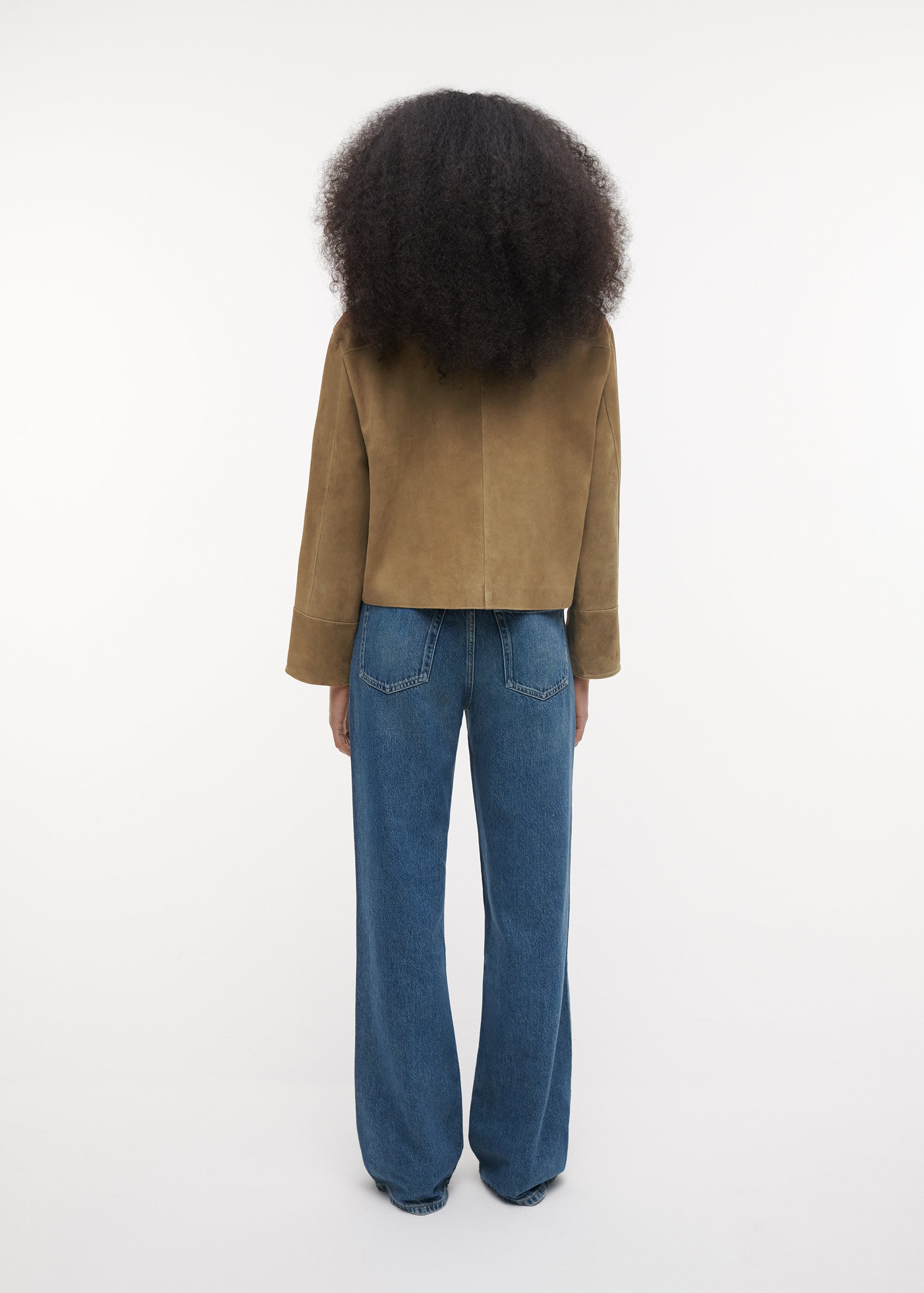 ELAINE Suede Jacket | Pesto
