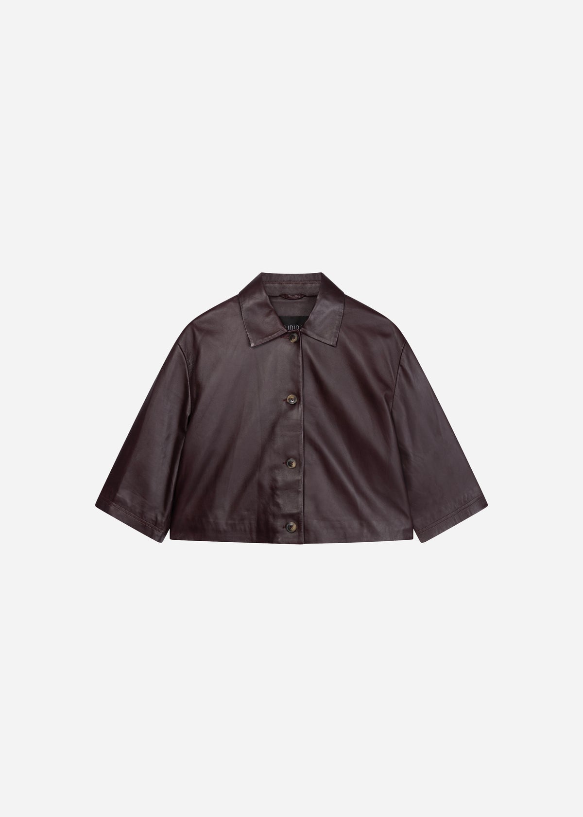 HOLLIS Leather Top | Shiraz