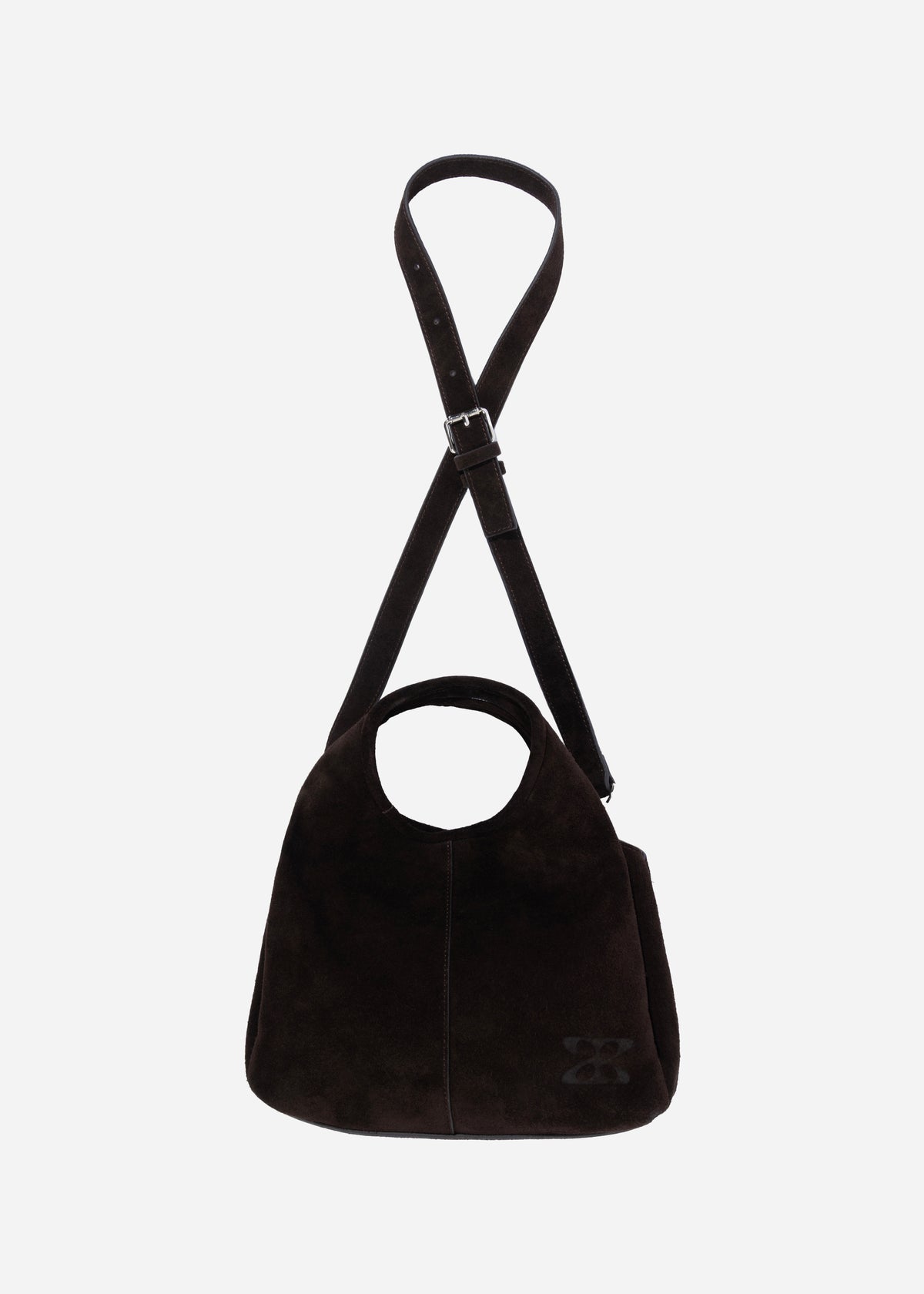 HARLEE Gritty Suede Bag | Velvet Brown