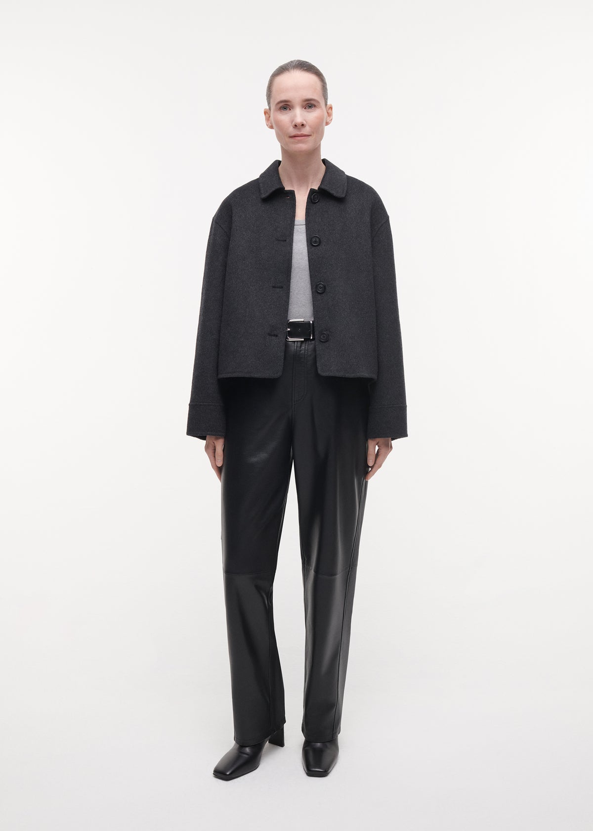 NICOLINA Wool Jacket | Storm Iron