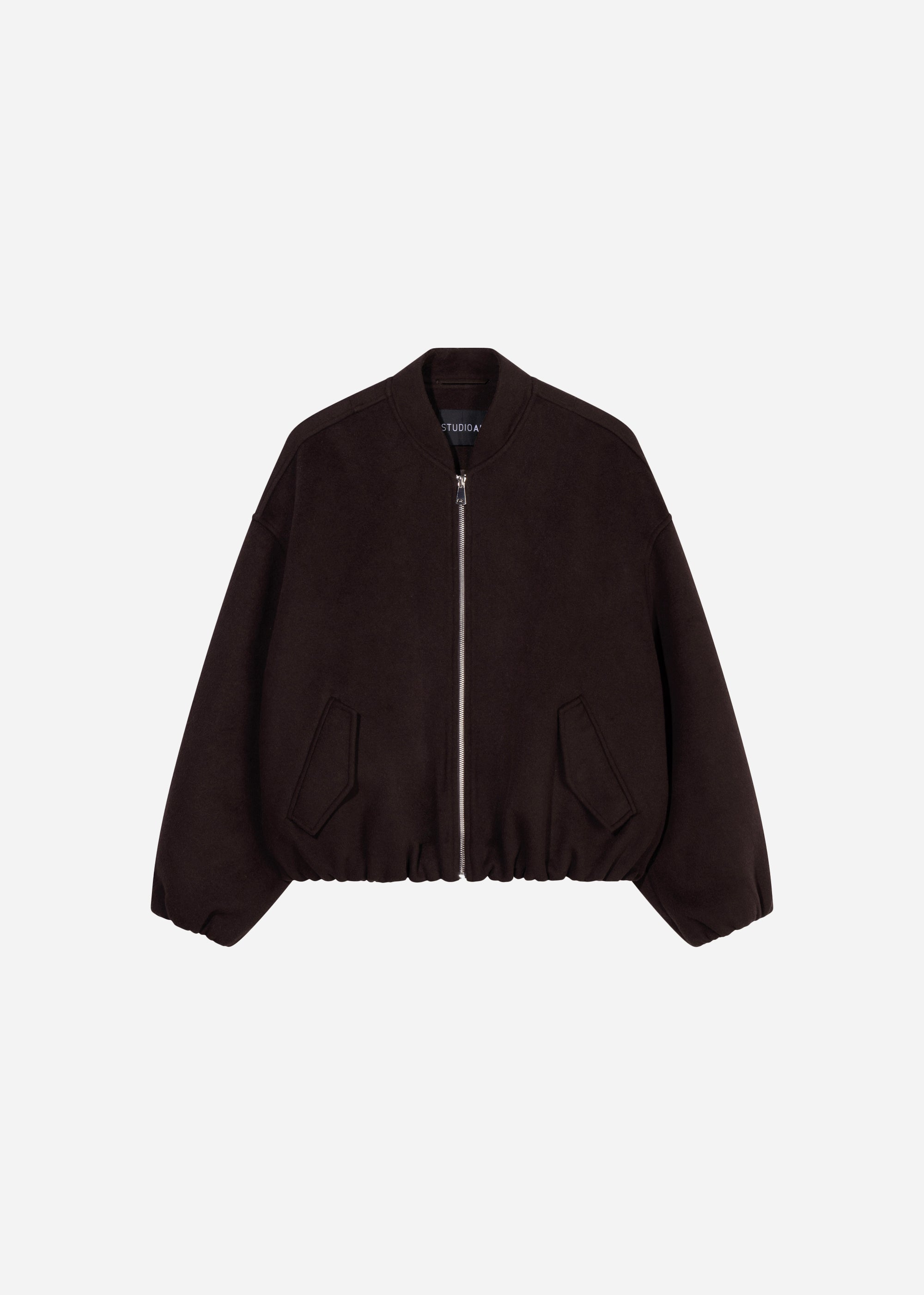 AHTI wollen bomberjack | Dark Brown