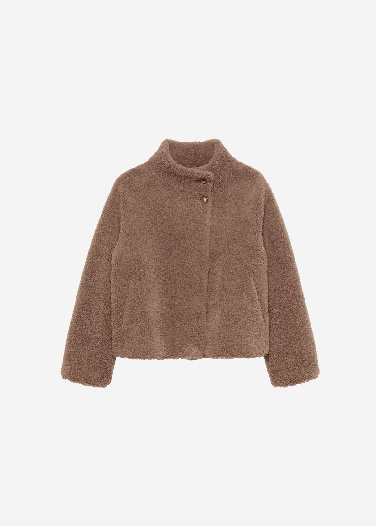 MALLOW Teddy Wool Jacket | Camel