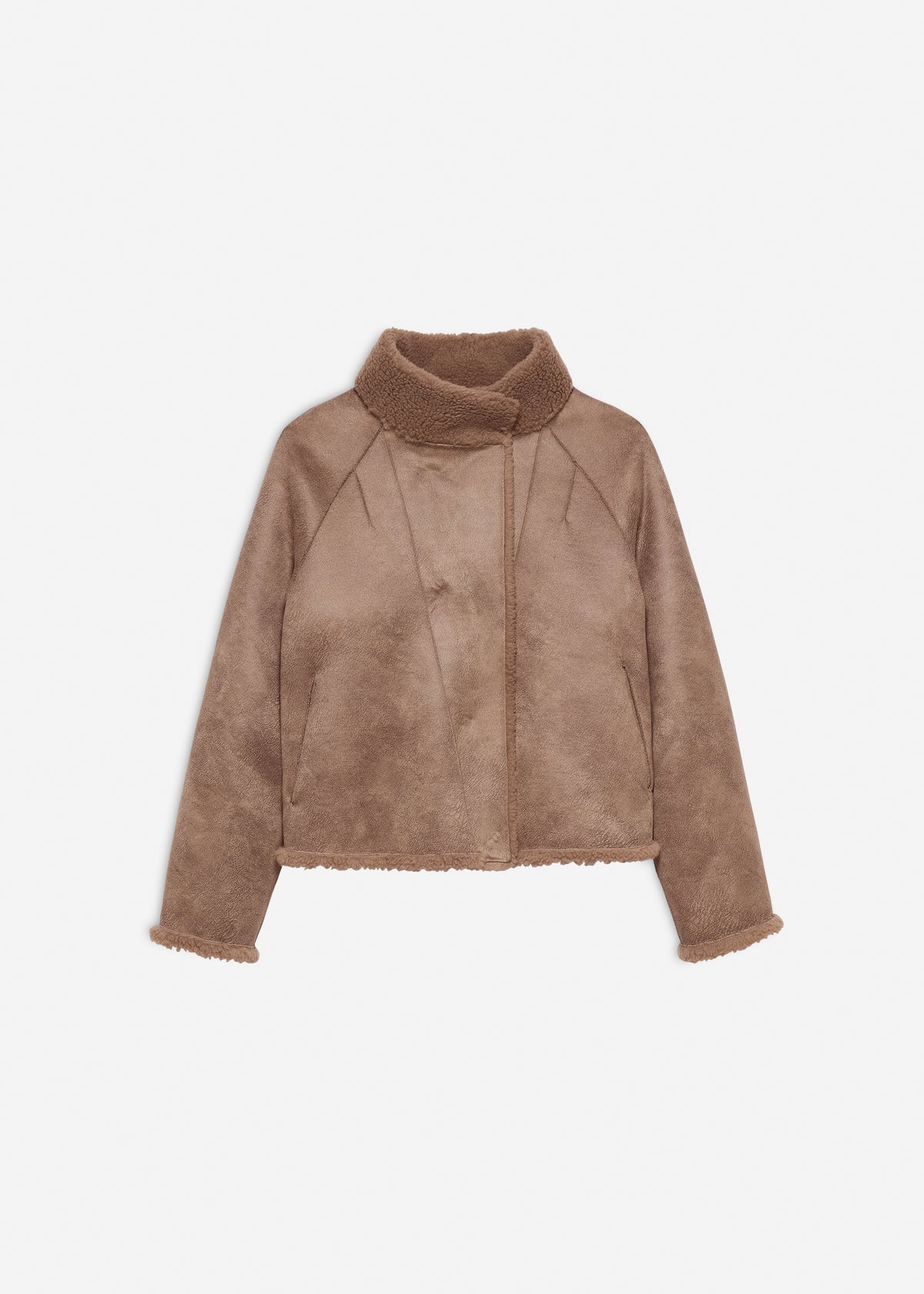 MALLOW Teddy Wool Jacket | Camel