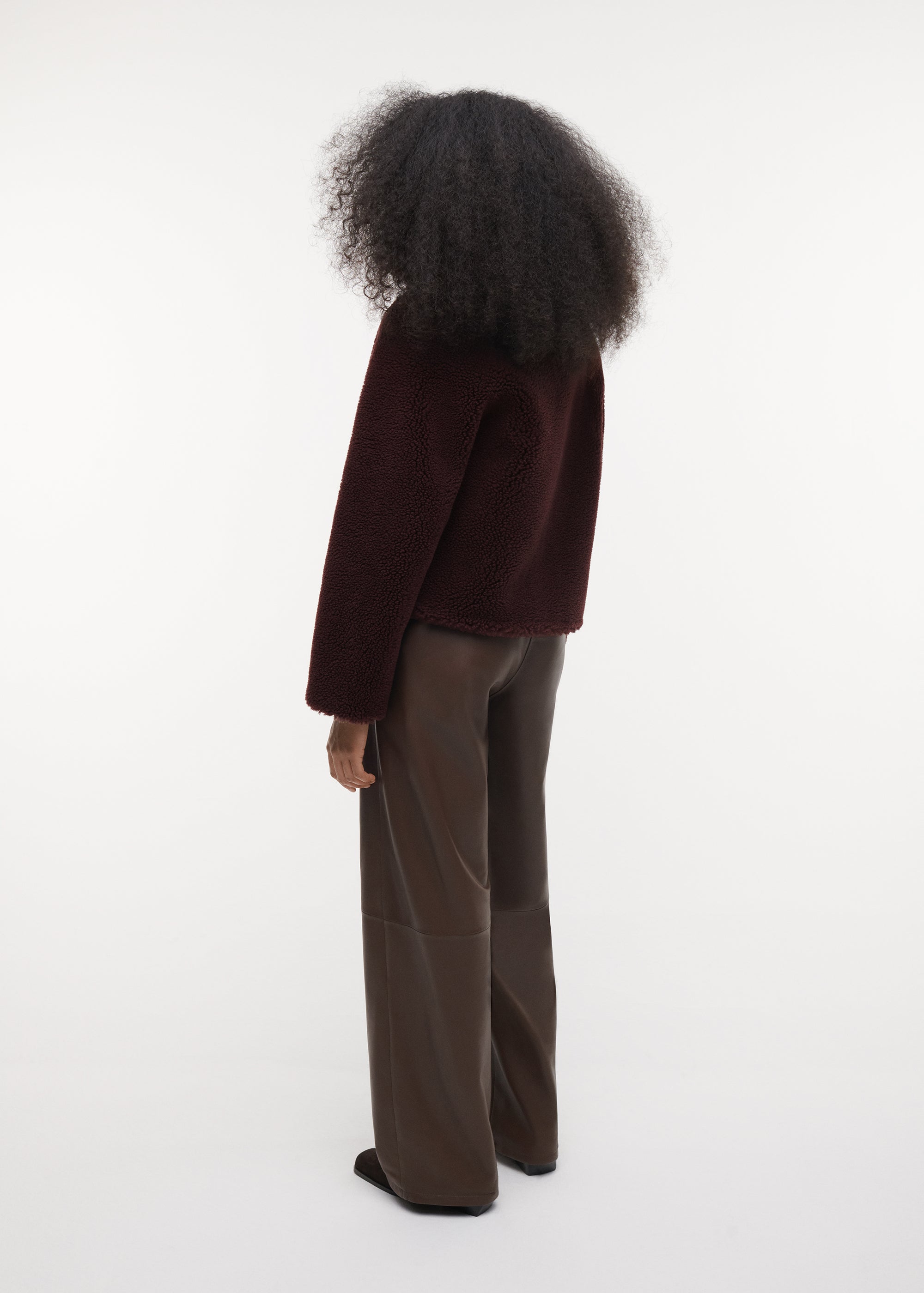 MALLOW Teddy Wool Jacket | Shiraz