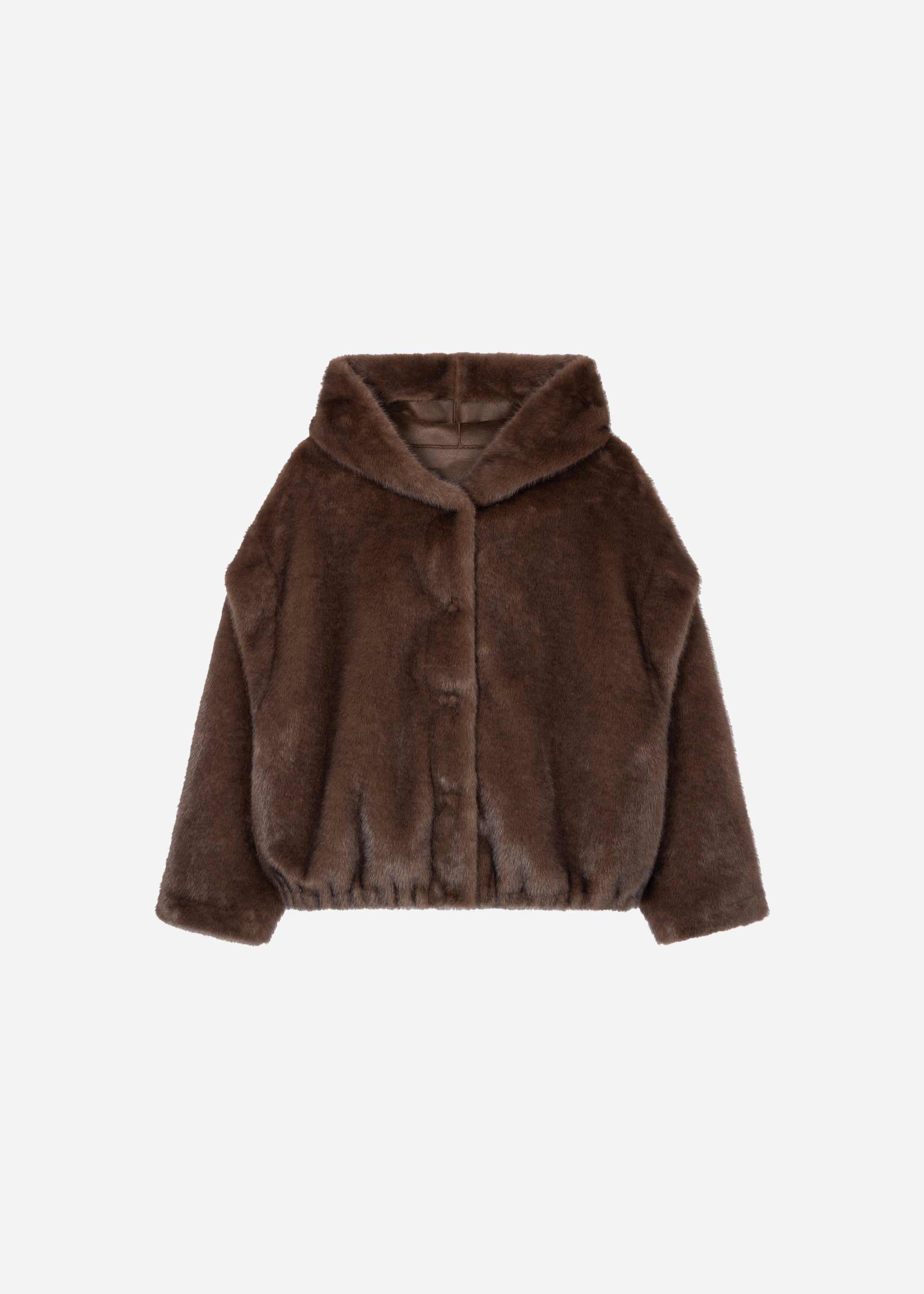 ISADEE Reversible Faux Fur Jacket | Choco