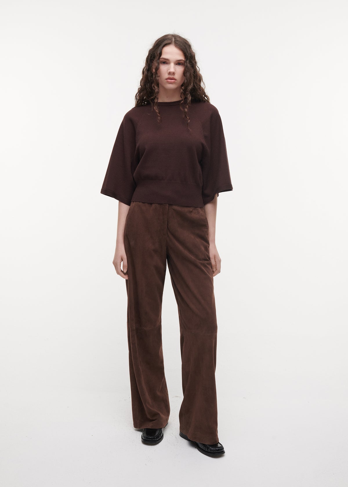 MARISOL Viscose Top | Cacao