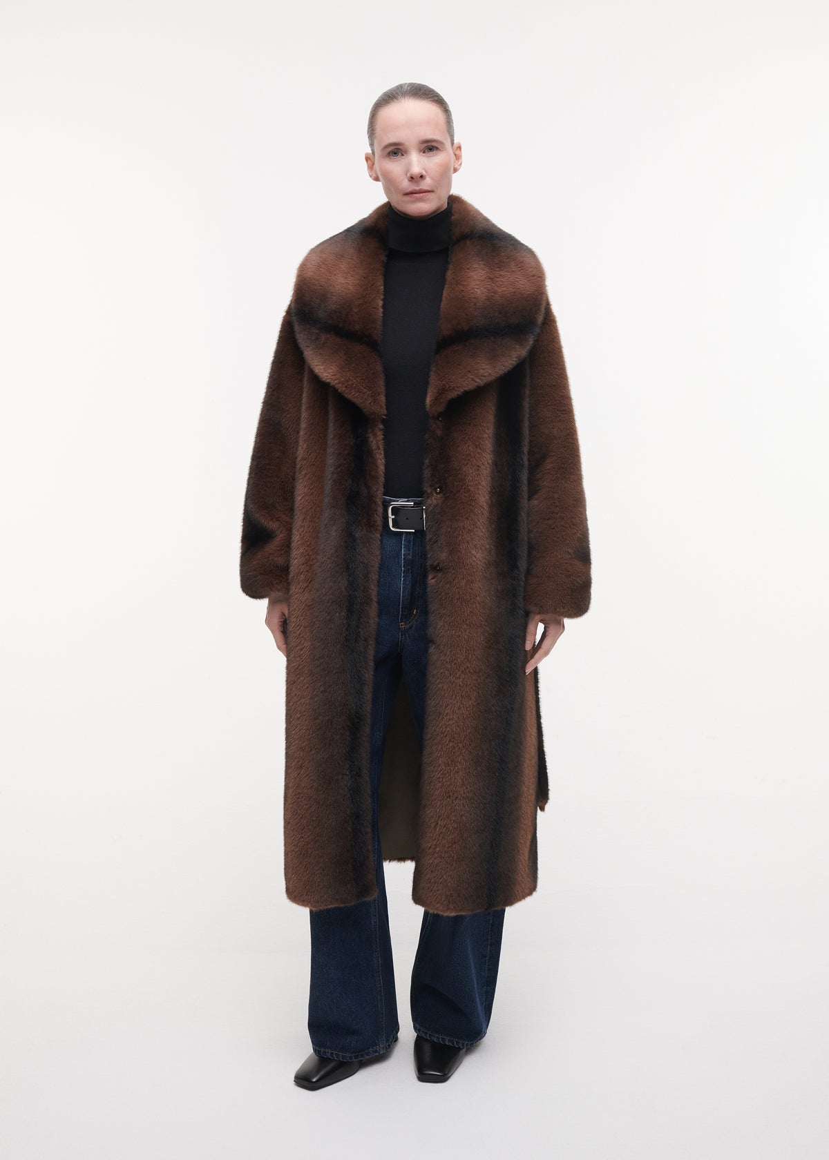 YOSHE Reversible Coat | Dark Fox