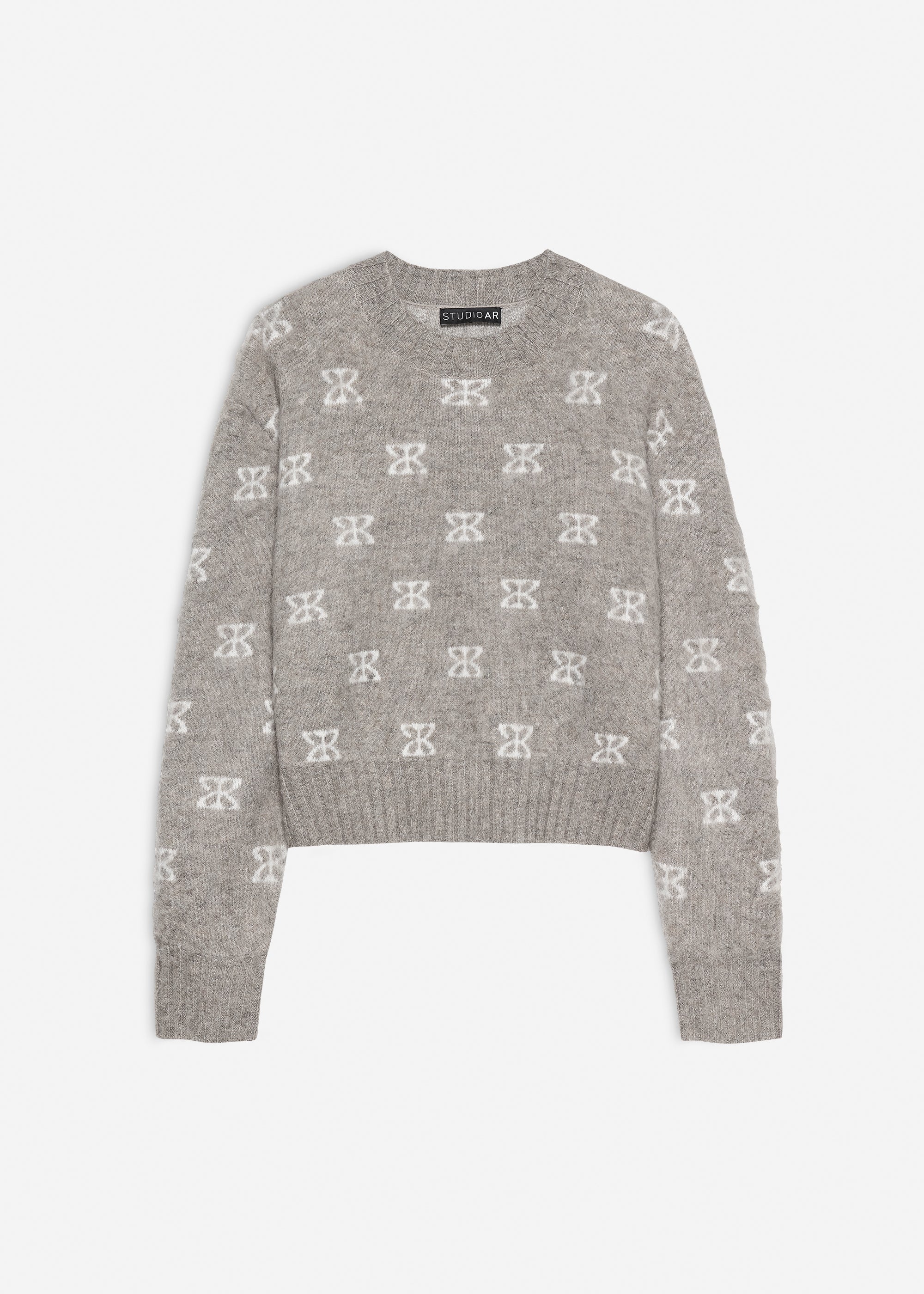 ALYSSA Brushed Logo Knit