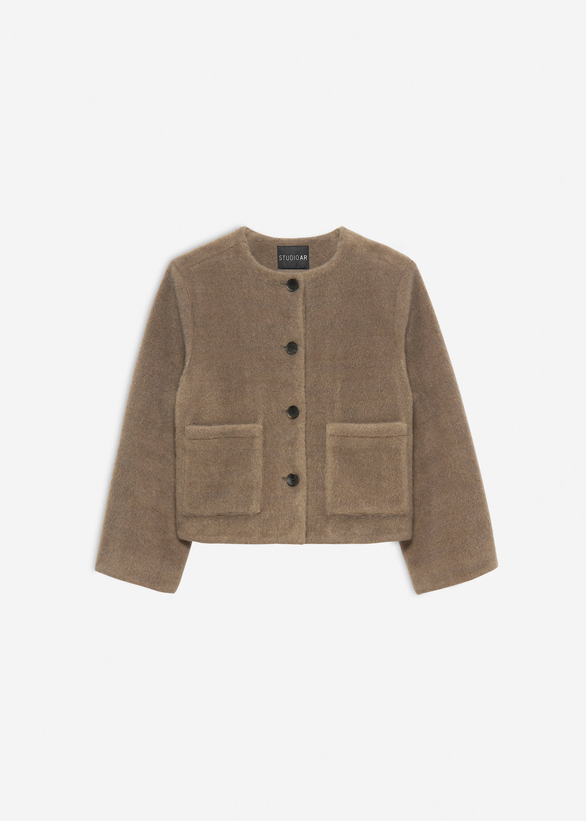 AUBREY Faux Mohair Jacket