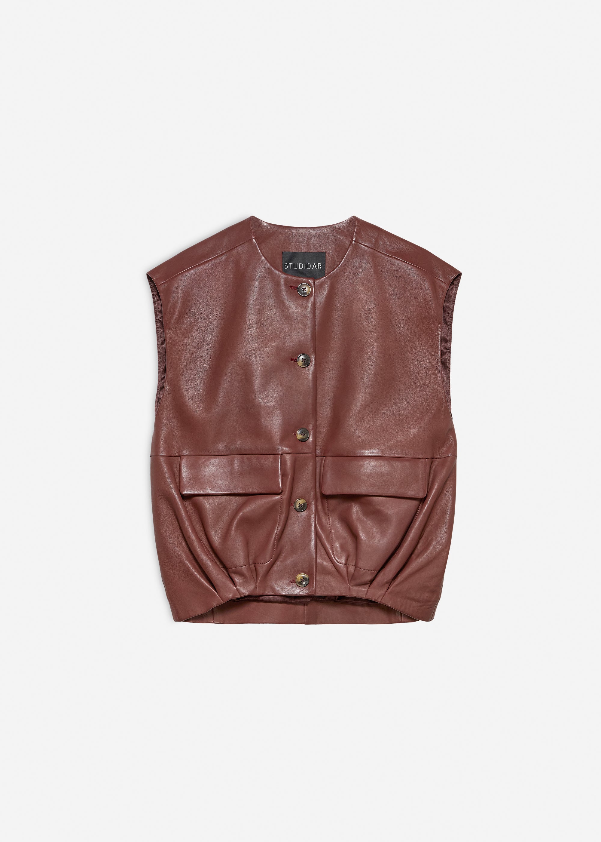 DANIELA Leather Gilet