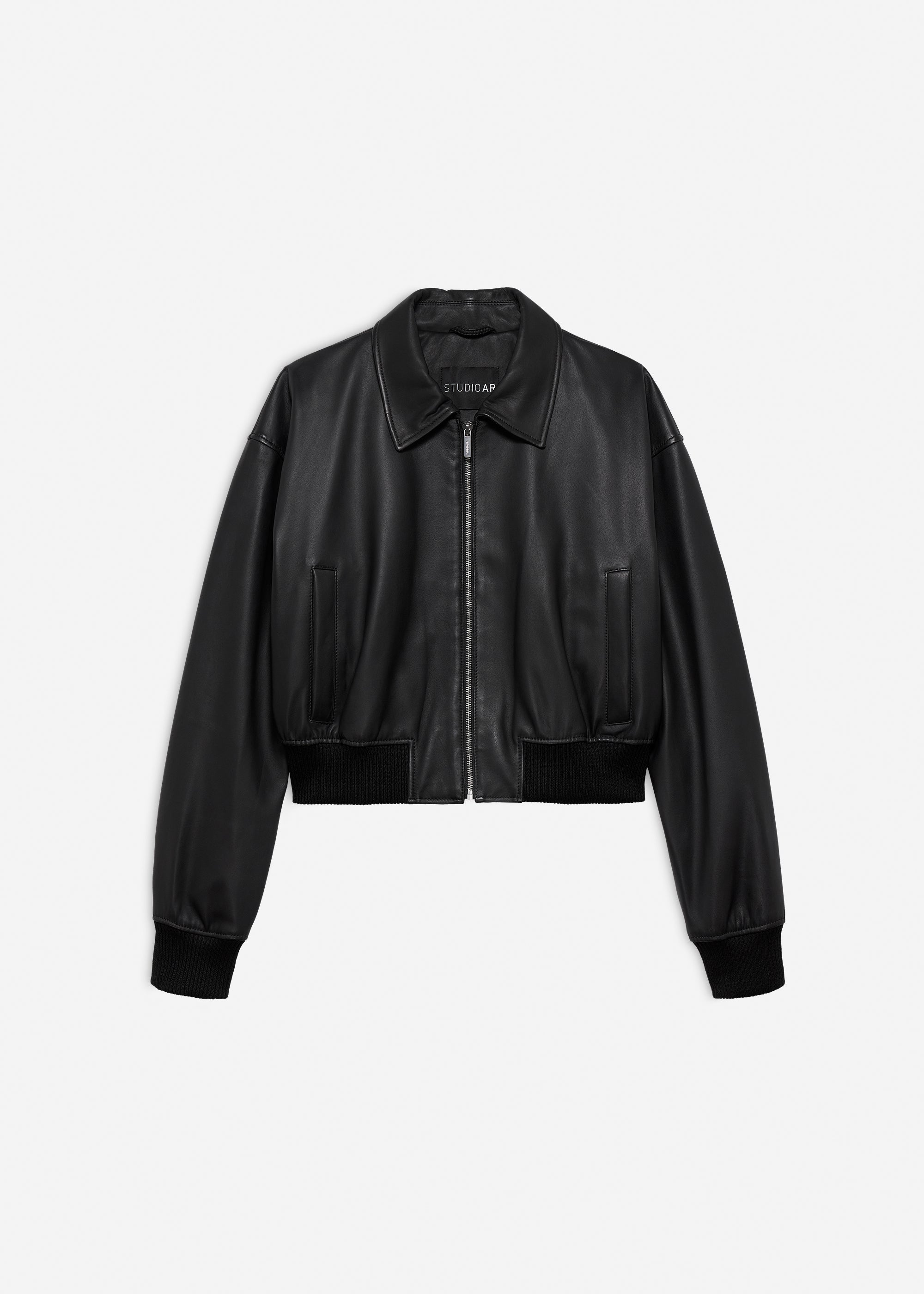 JILL Leather Cropped Jacket