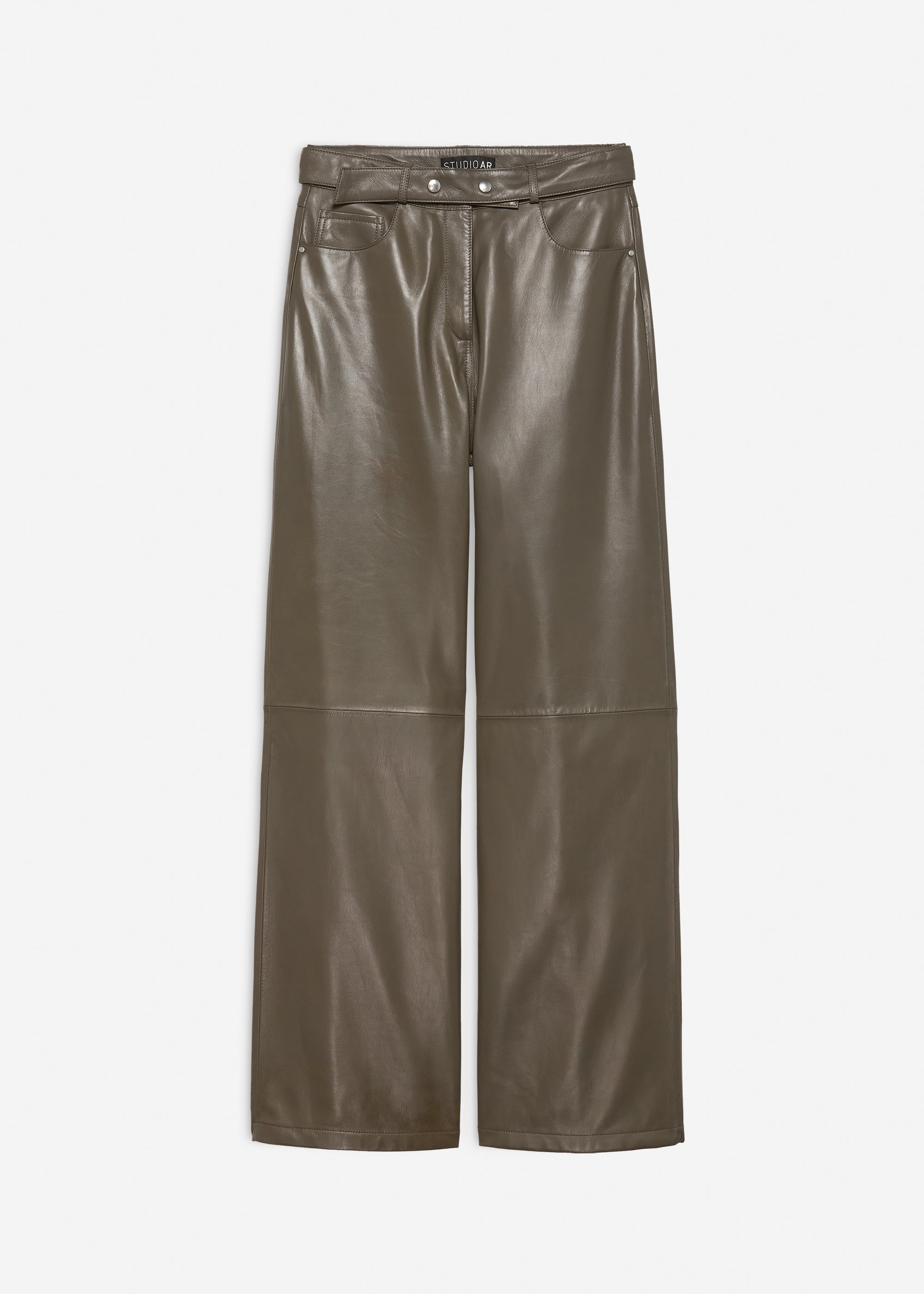 KAIA Leather Trousers