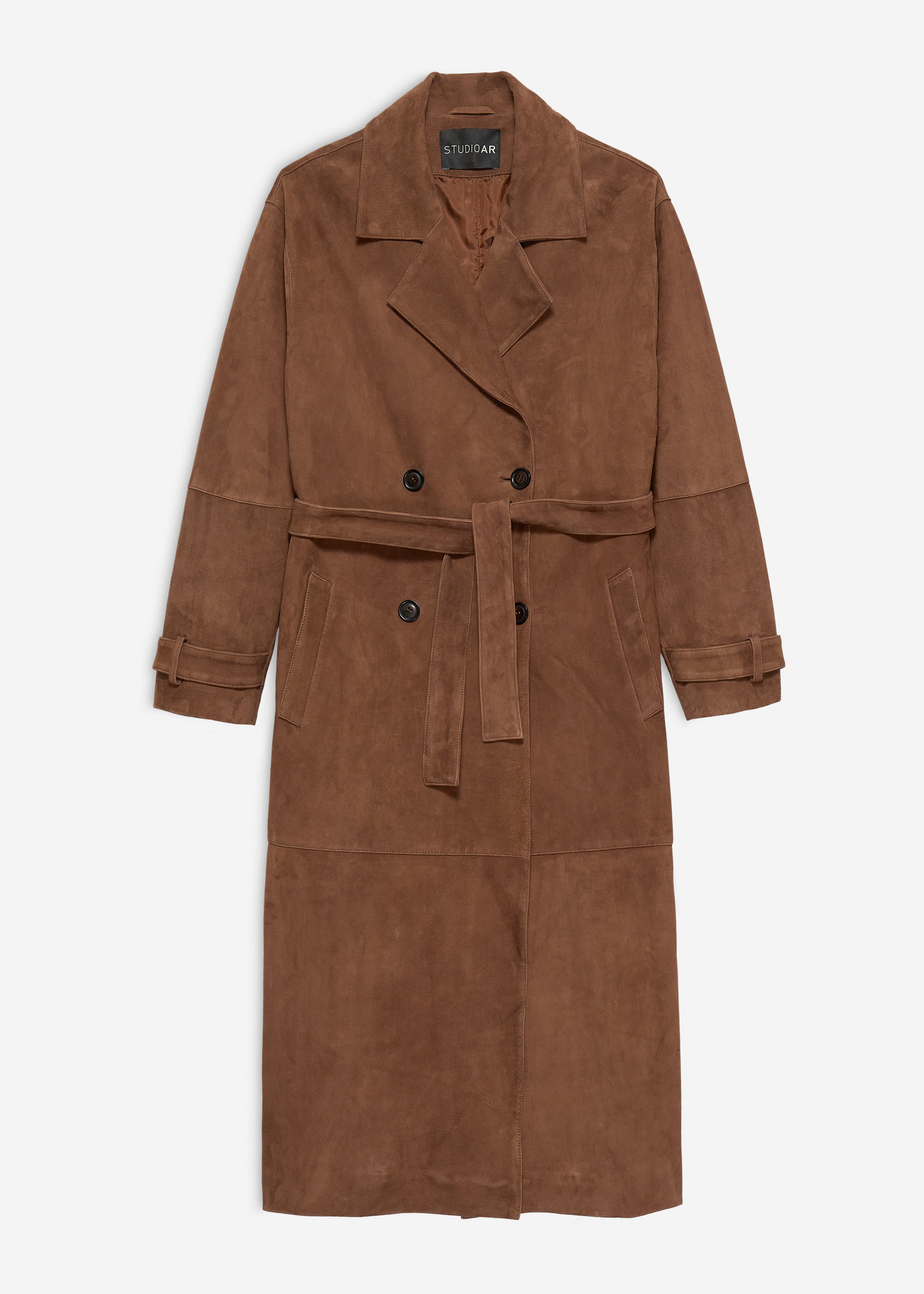 LILY Long Suede Coat