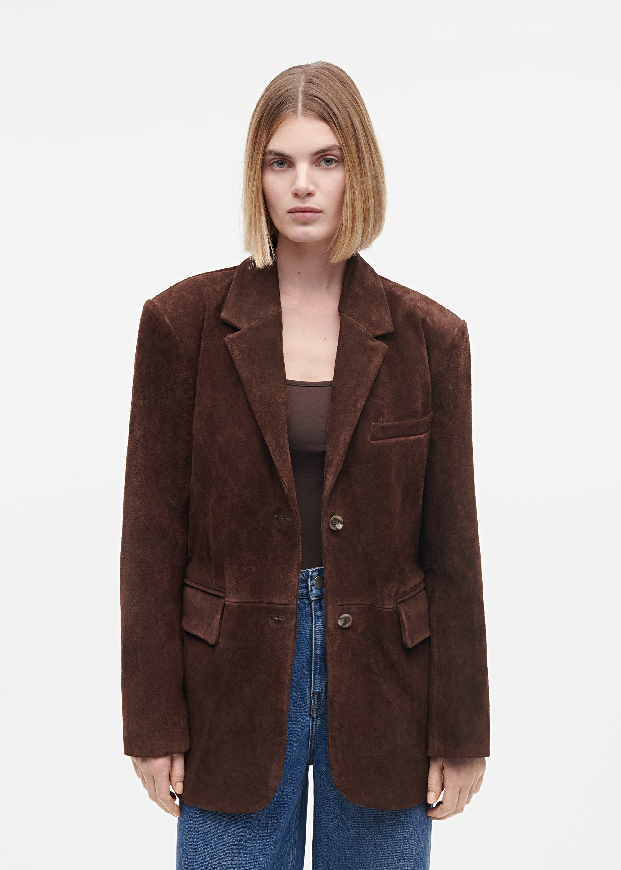 SILVY Gritty Suede Blazer