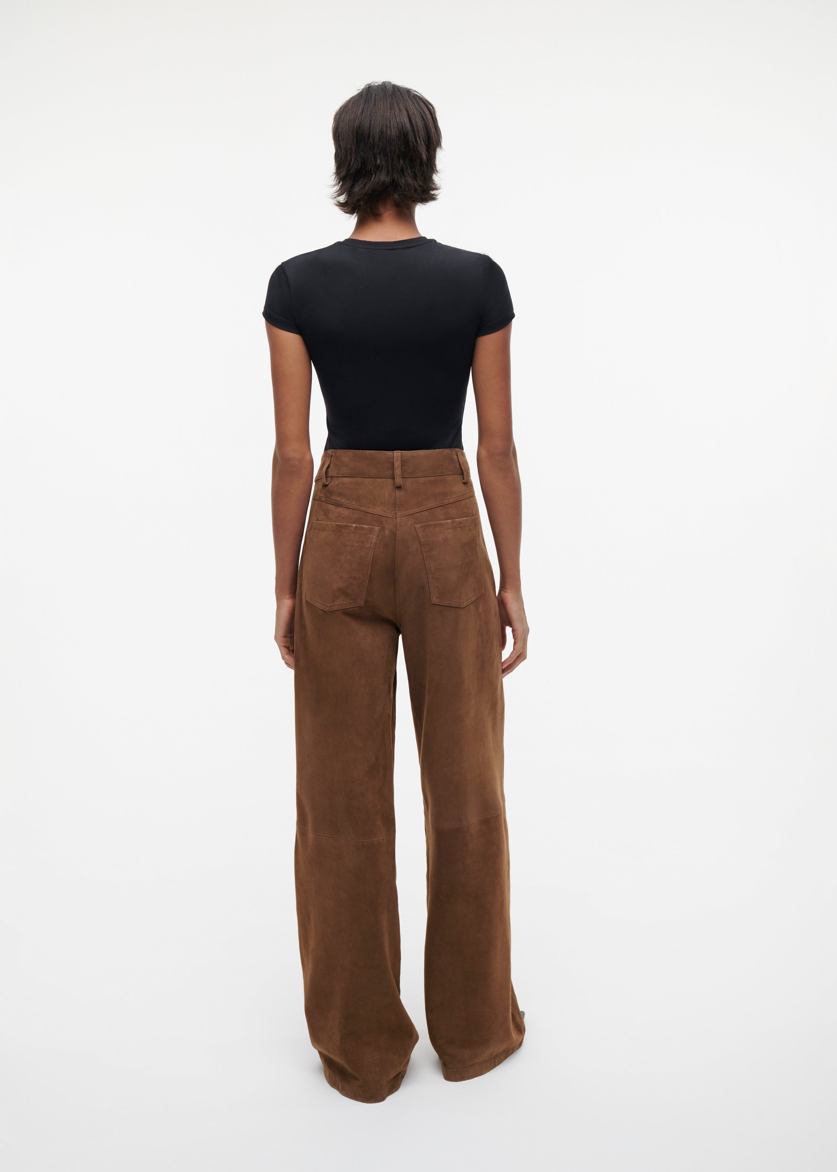KAIA Suede Trousers