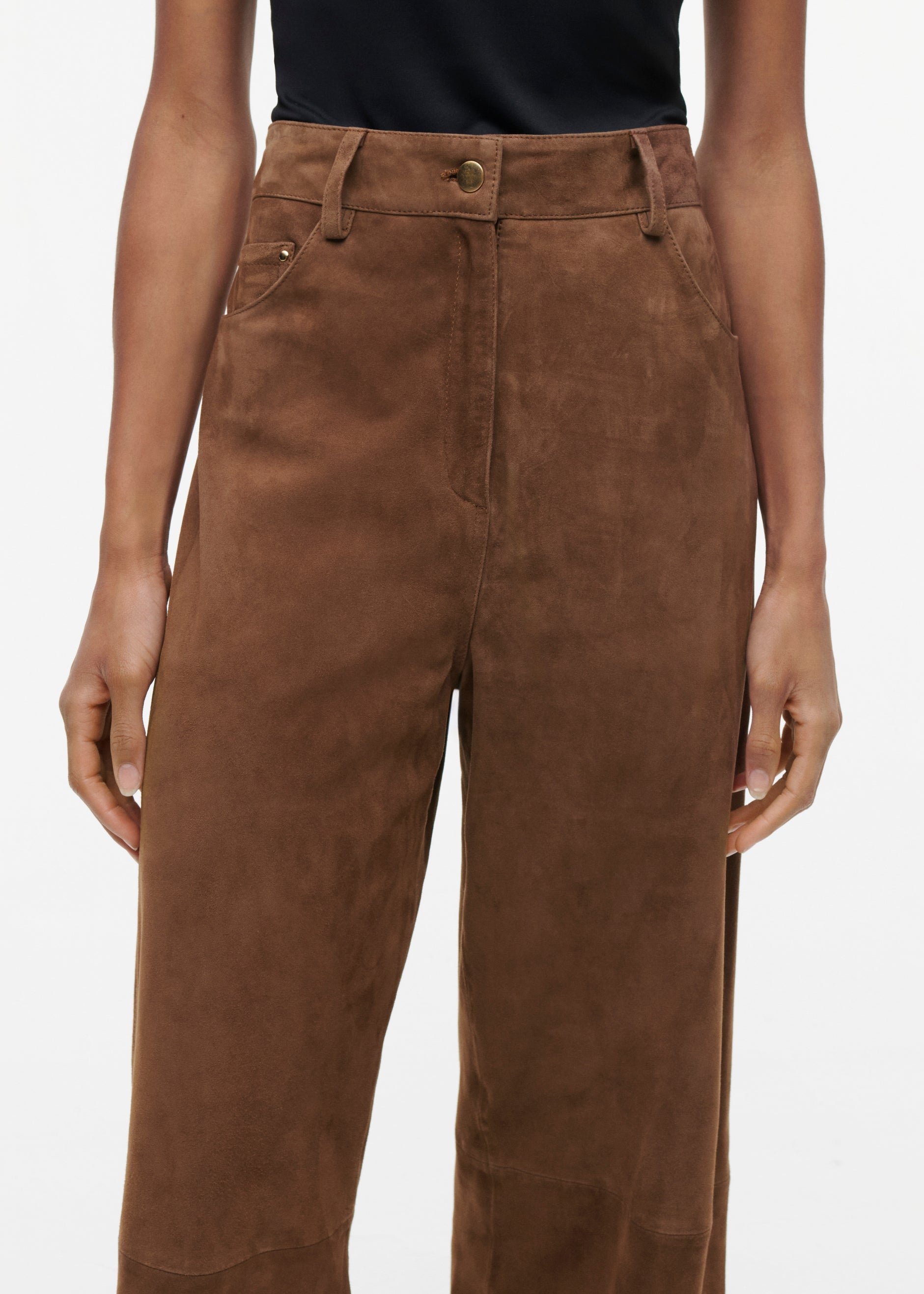 KAIA Suede Trousers