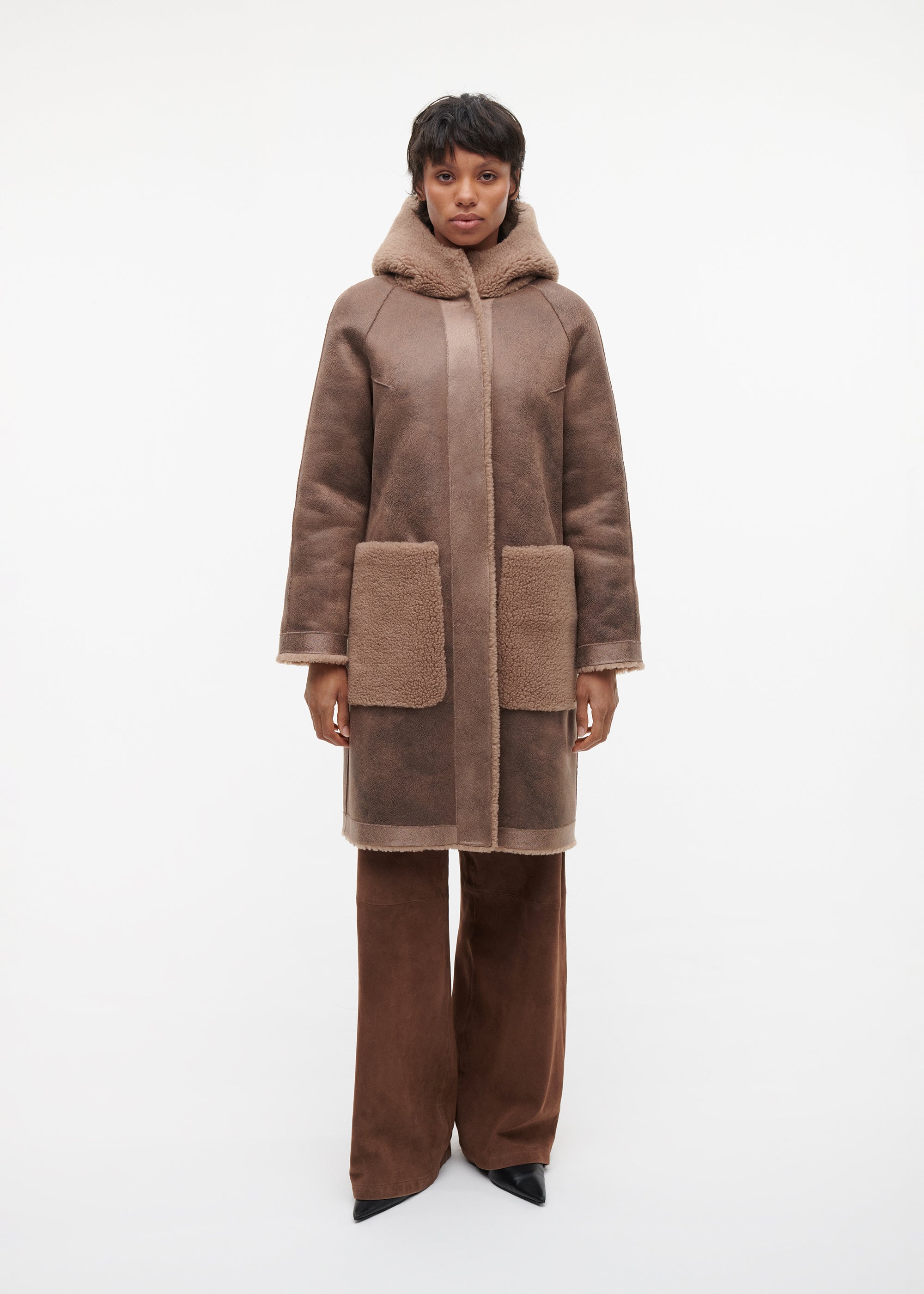 AISHA Teddy Wool Coat