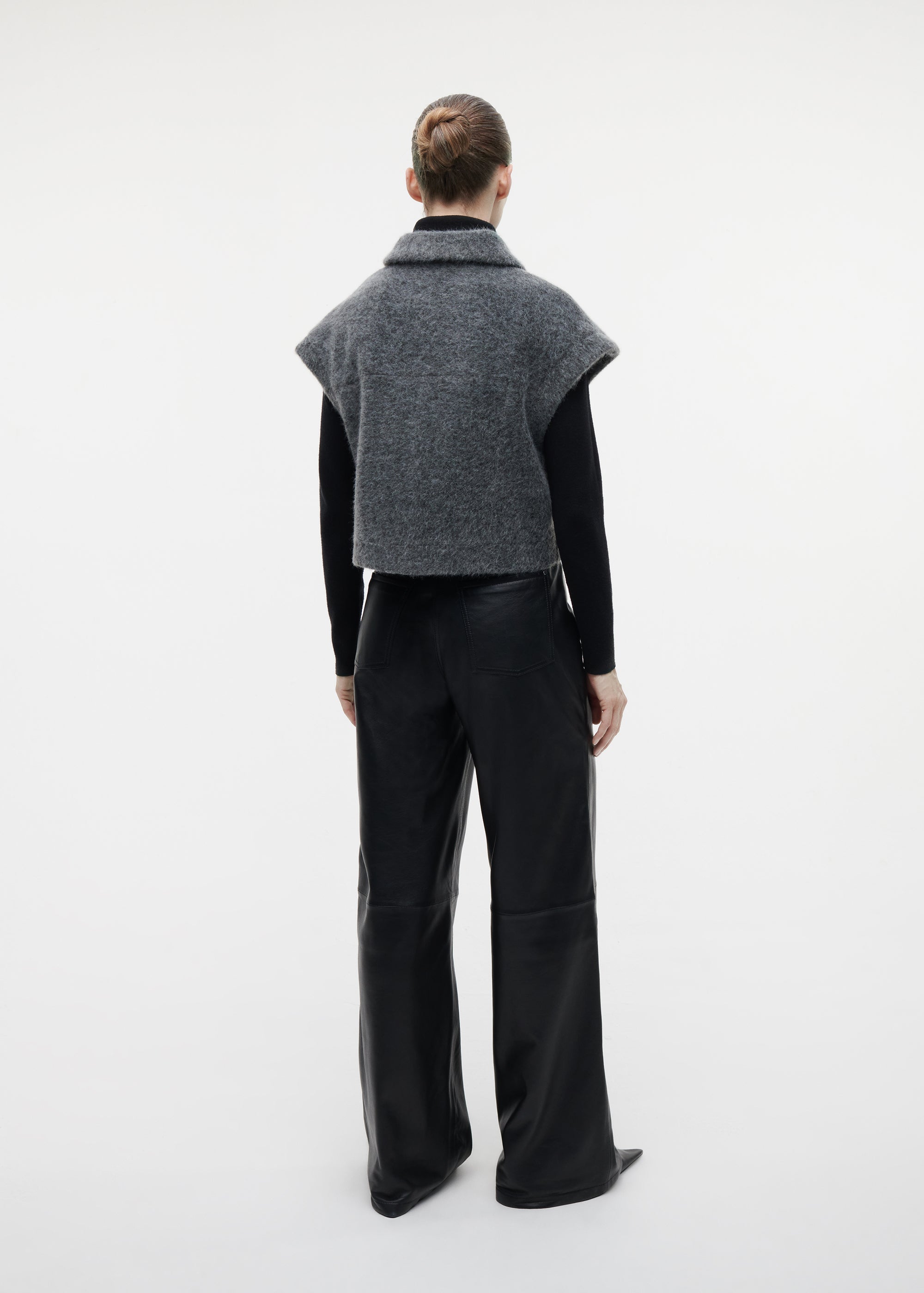 PLUME Faux Mohair Gilet