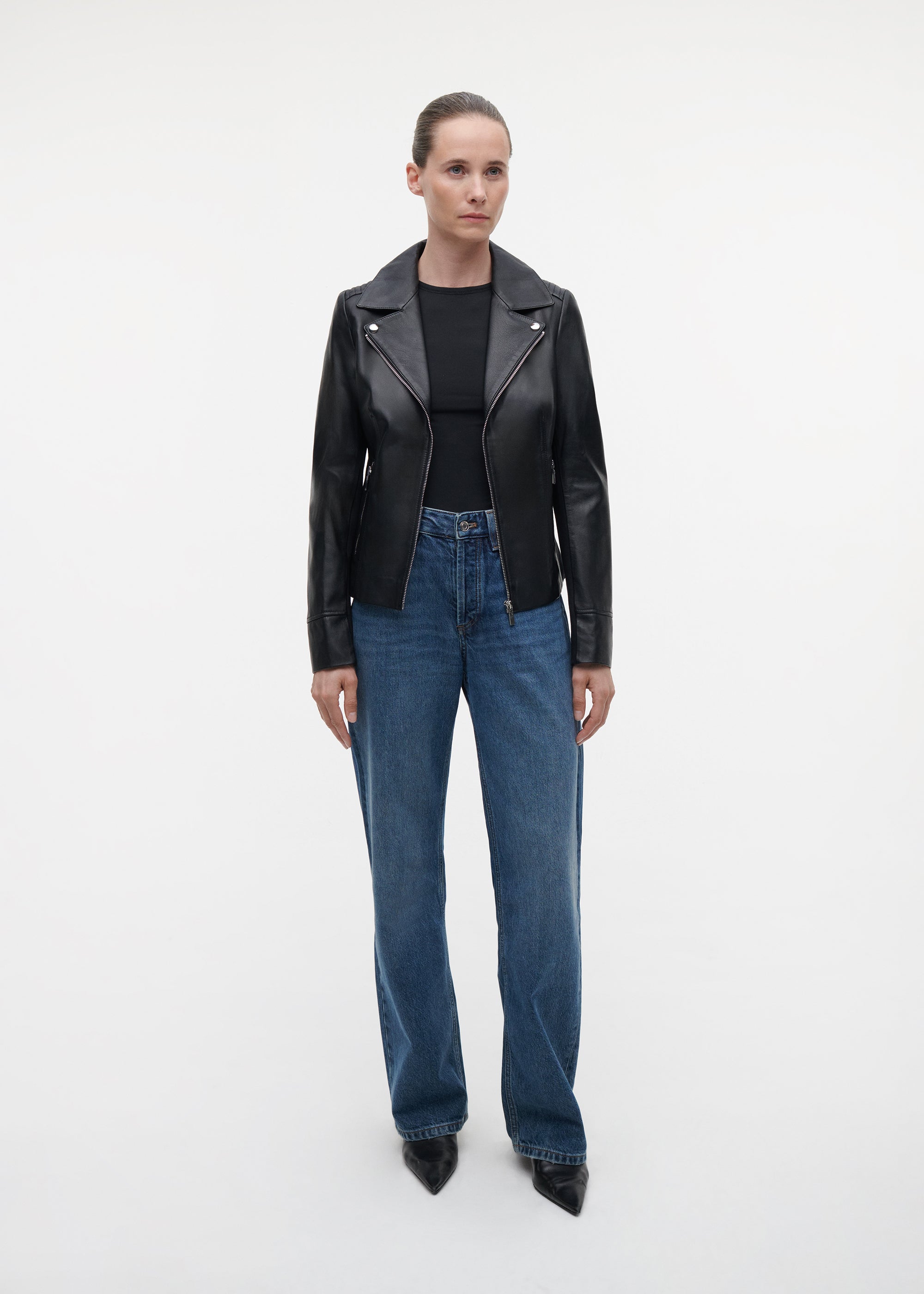 KENDALL Leren Biker Jasje