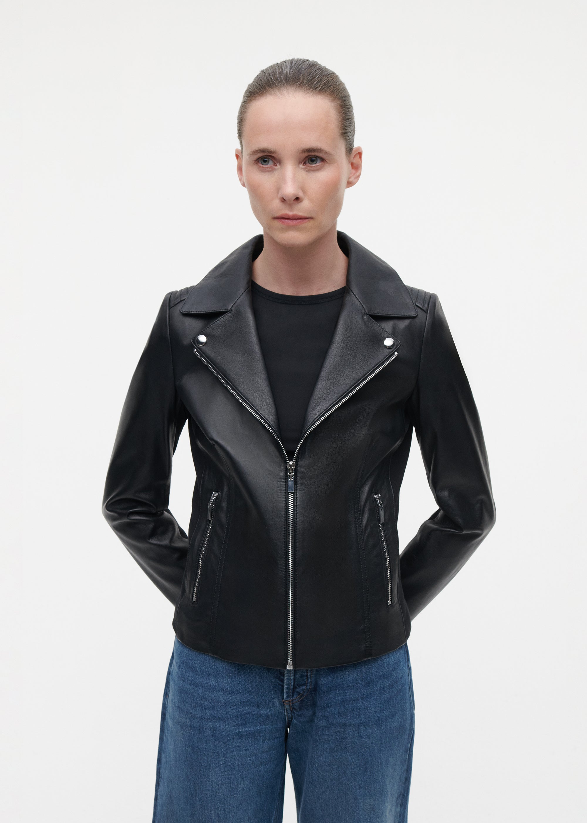 KENDALL Leren Biker Jasje