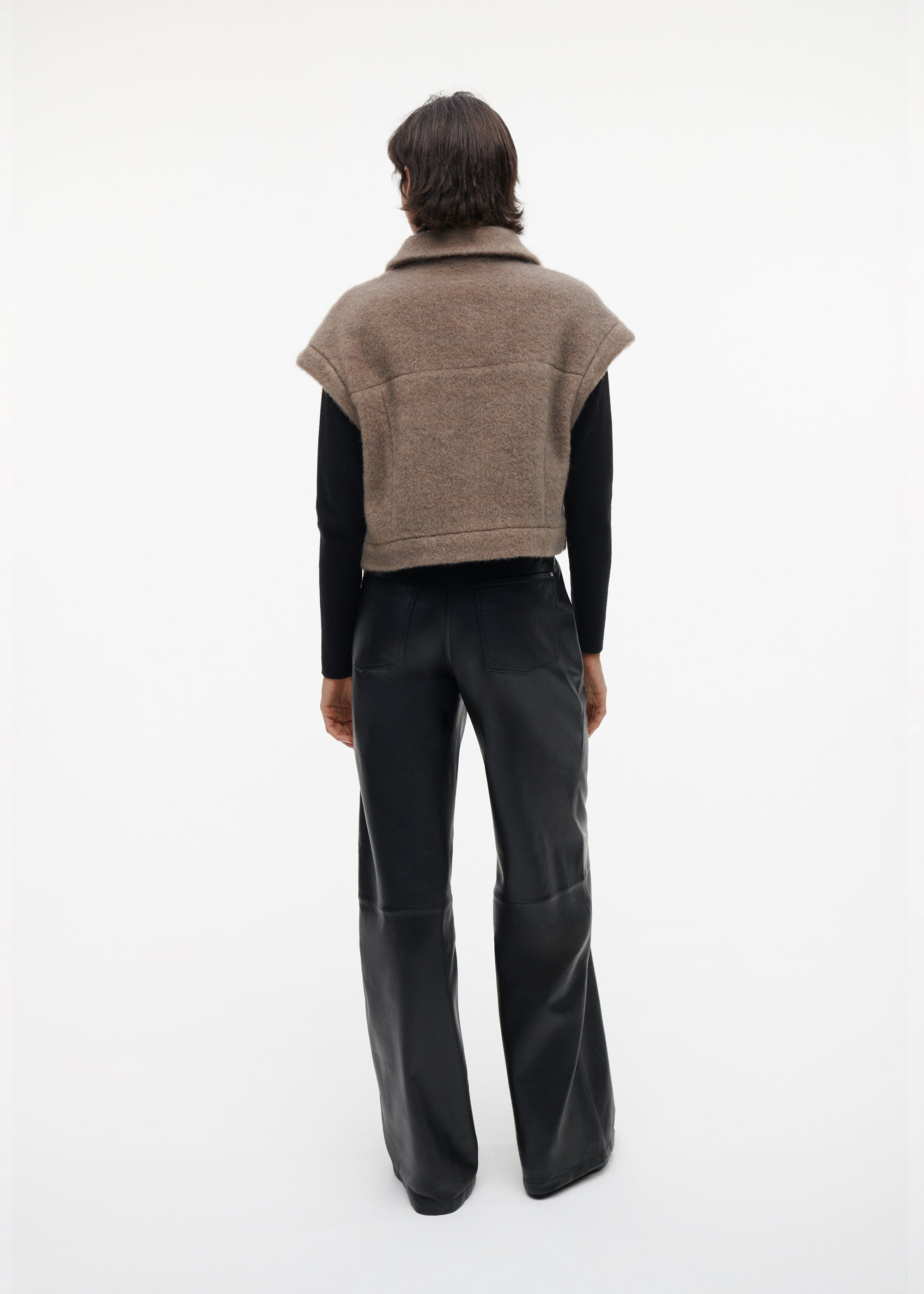 PLUME Faux Mohair Gilet