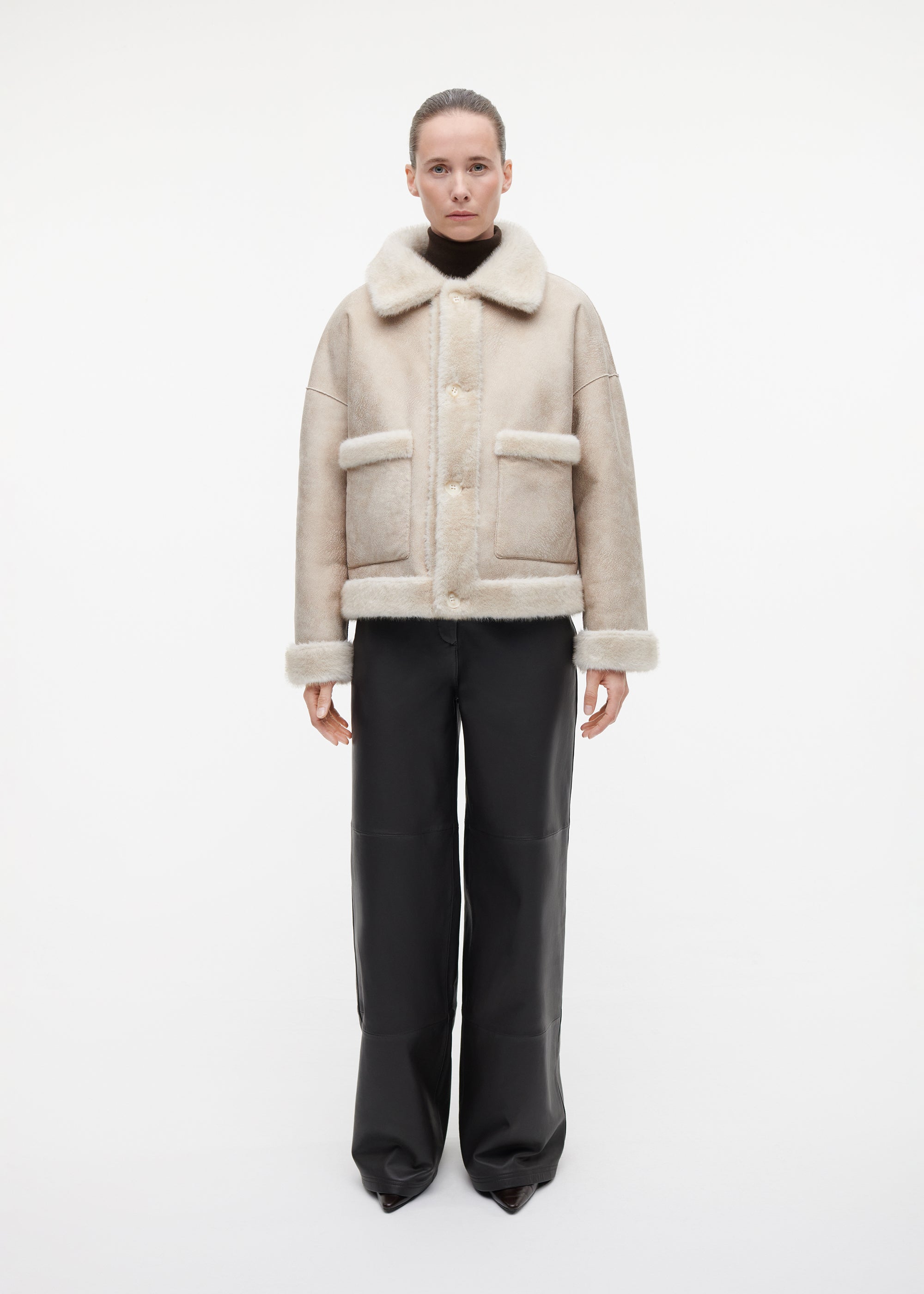 FAJE Reversible Faux Fur Jacket