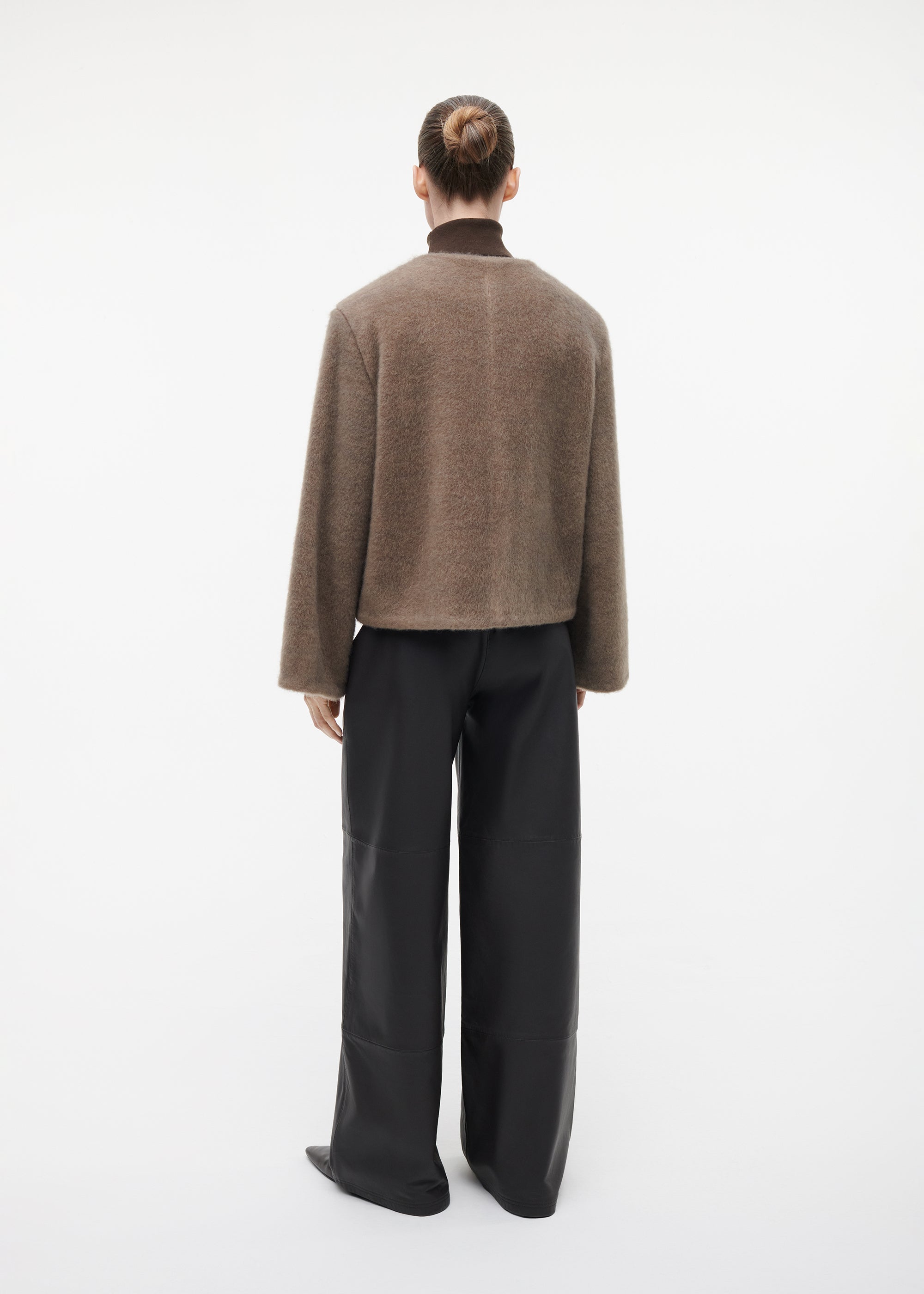 AUBREY Faux Mohair Jacket