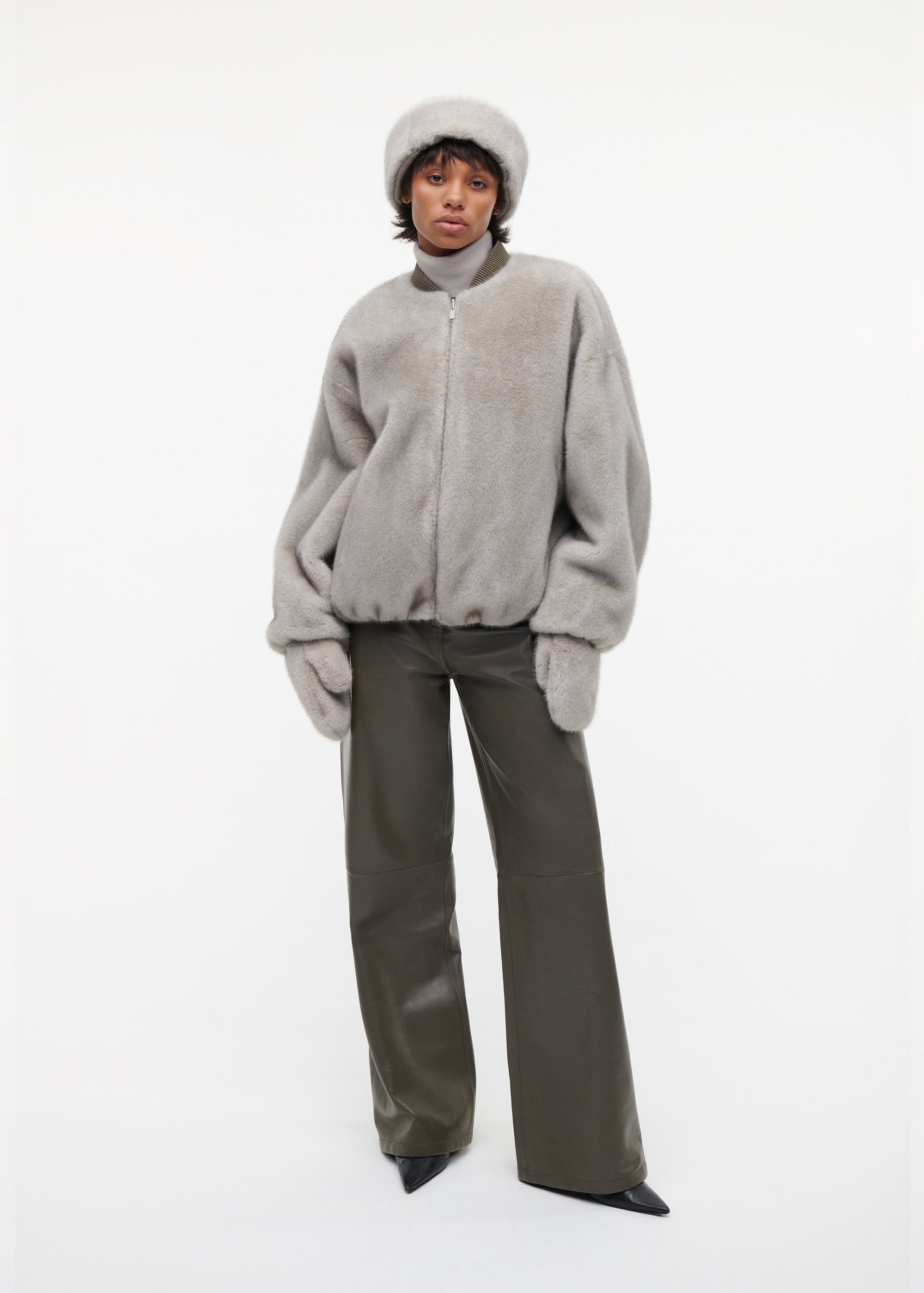 EVALYN Faux Fur Wanten