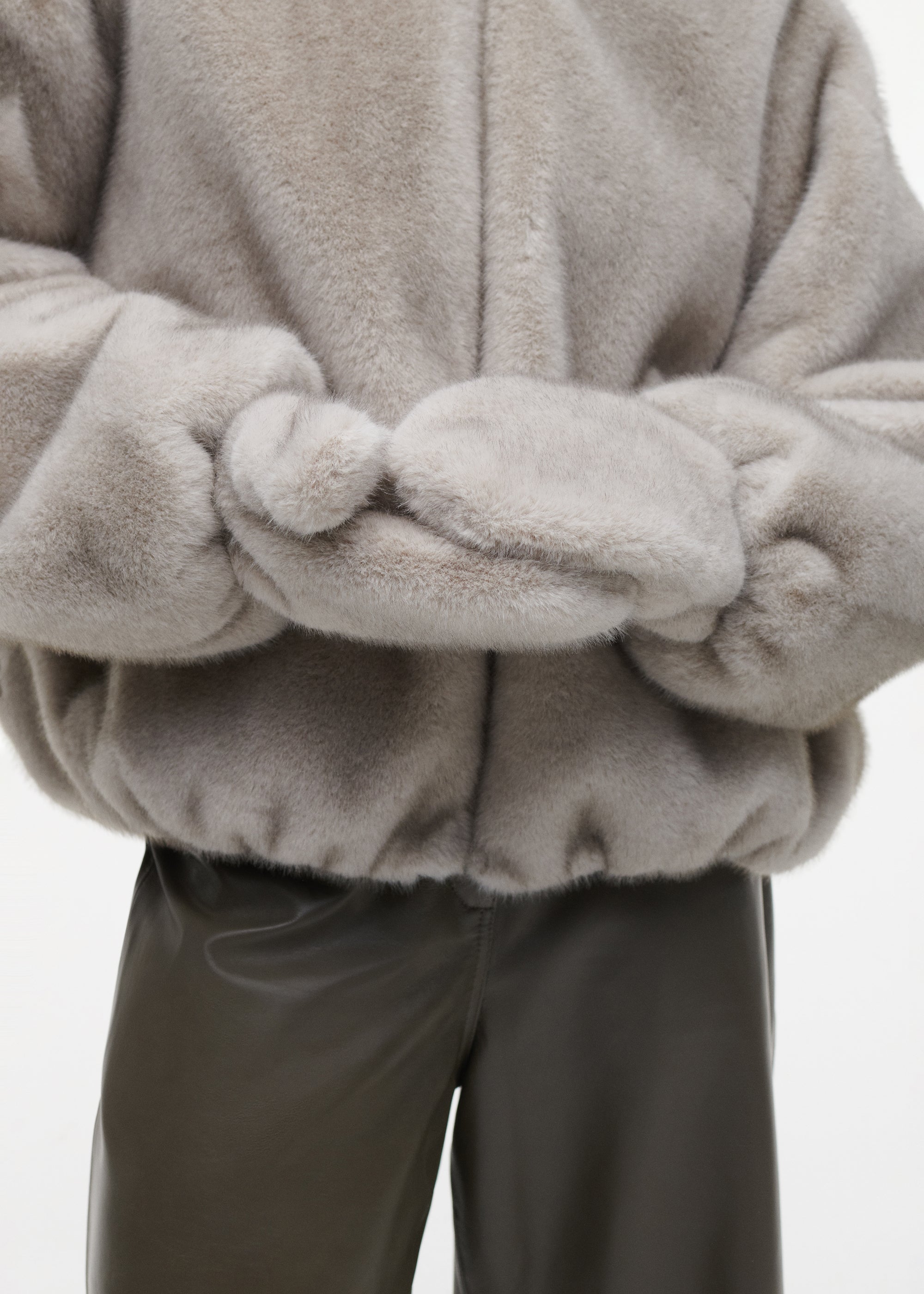 EVALYN Faux Fur Wanten