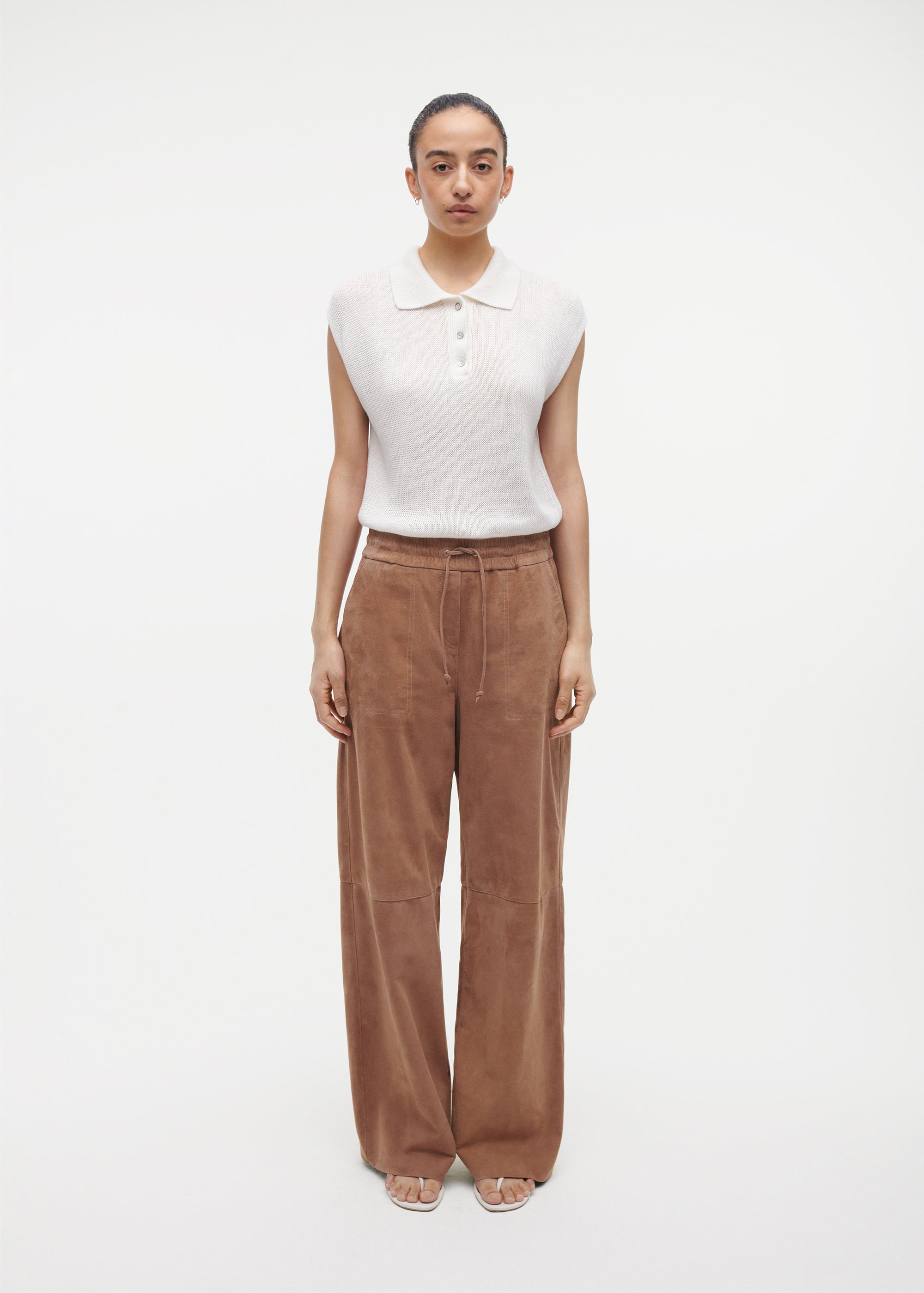 NADIA Suede Trousers