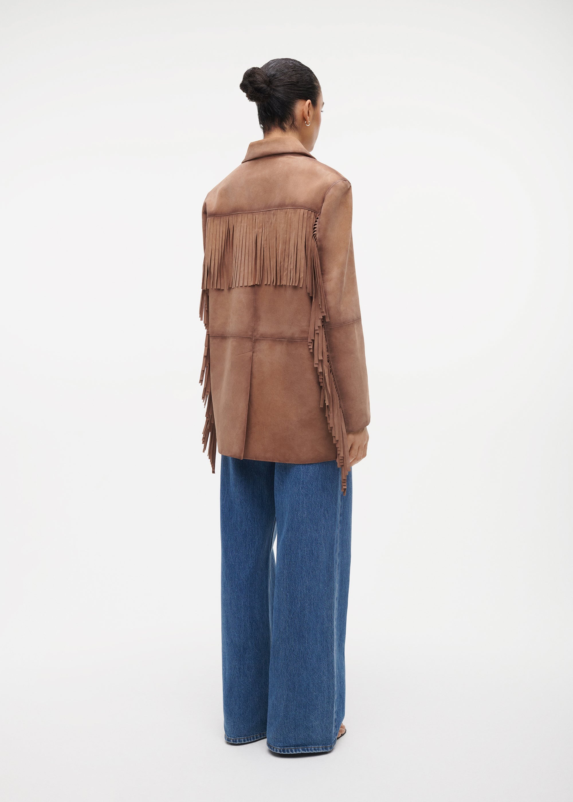 VITORIA Suede Fringe Jacket
