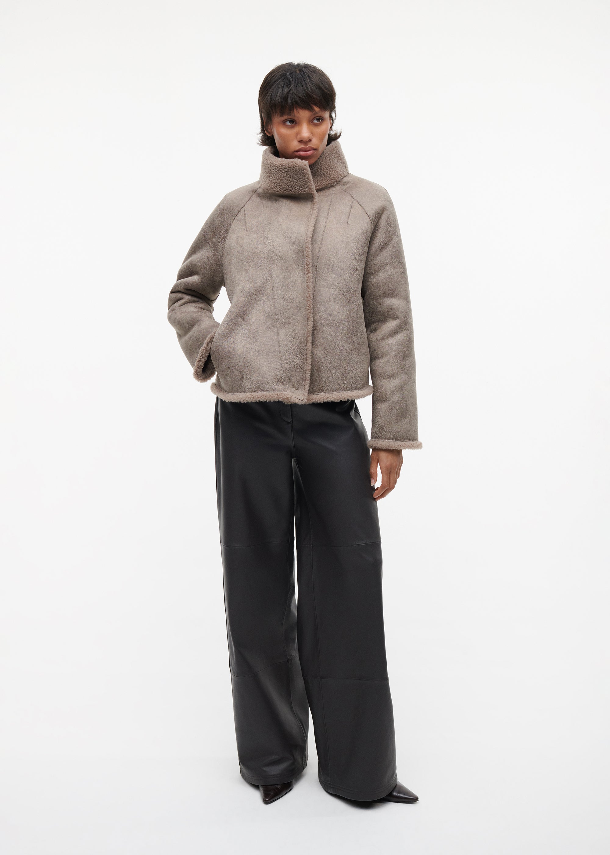 MALLOW Teddy Wollen Jas