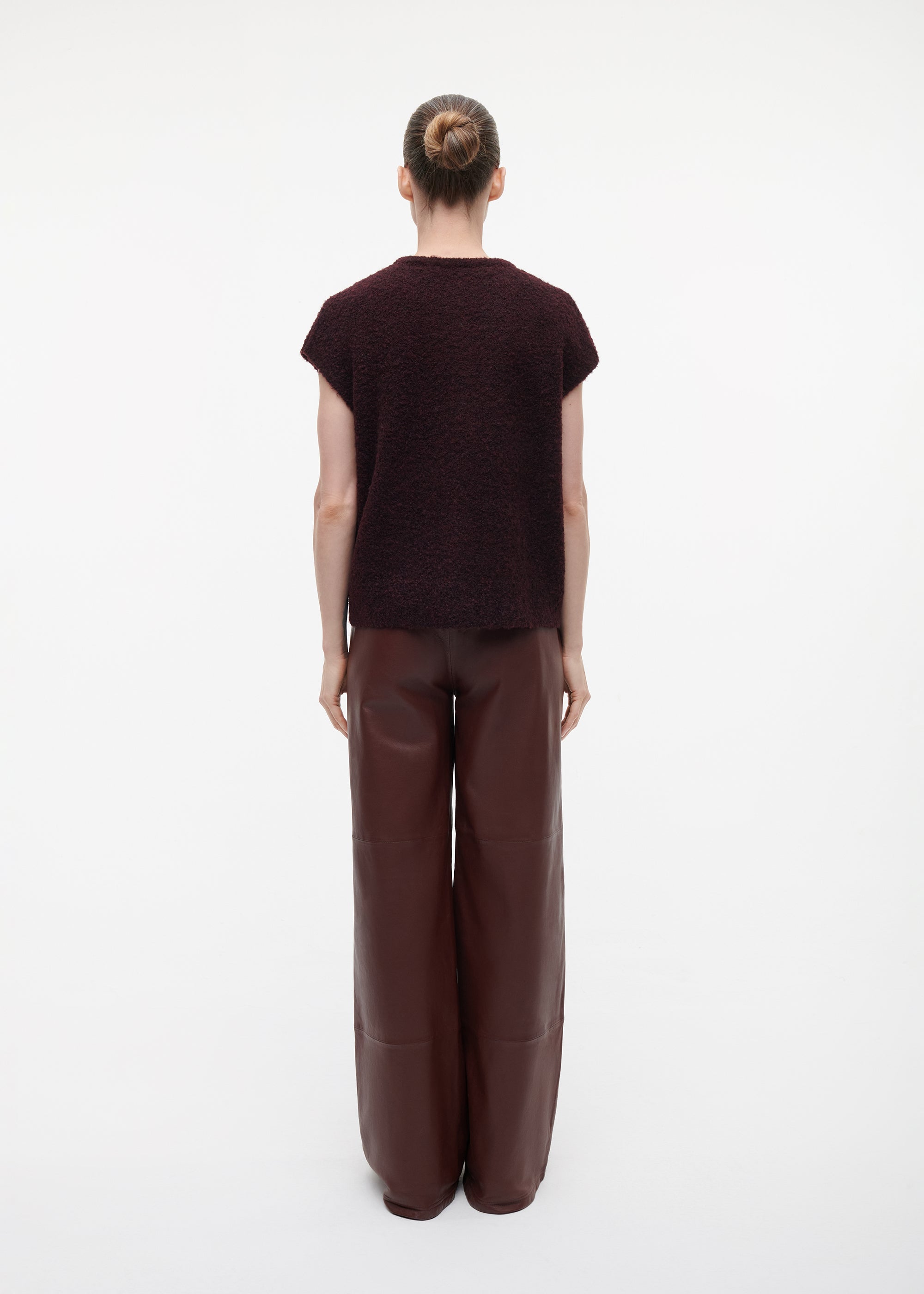 IDONY Knitted Bouclé Gilet