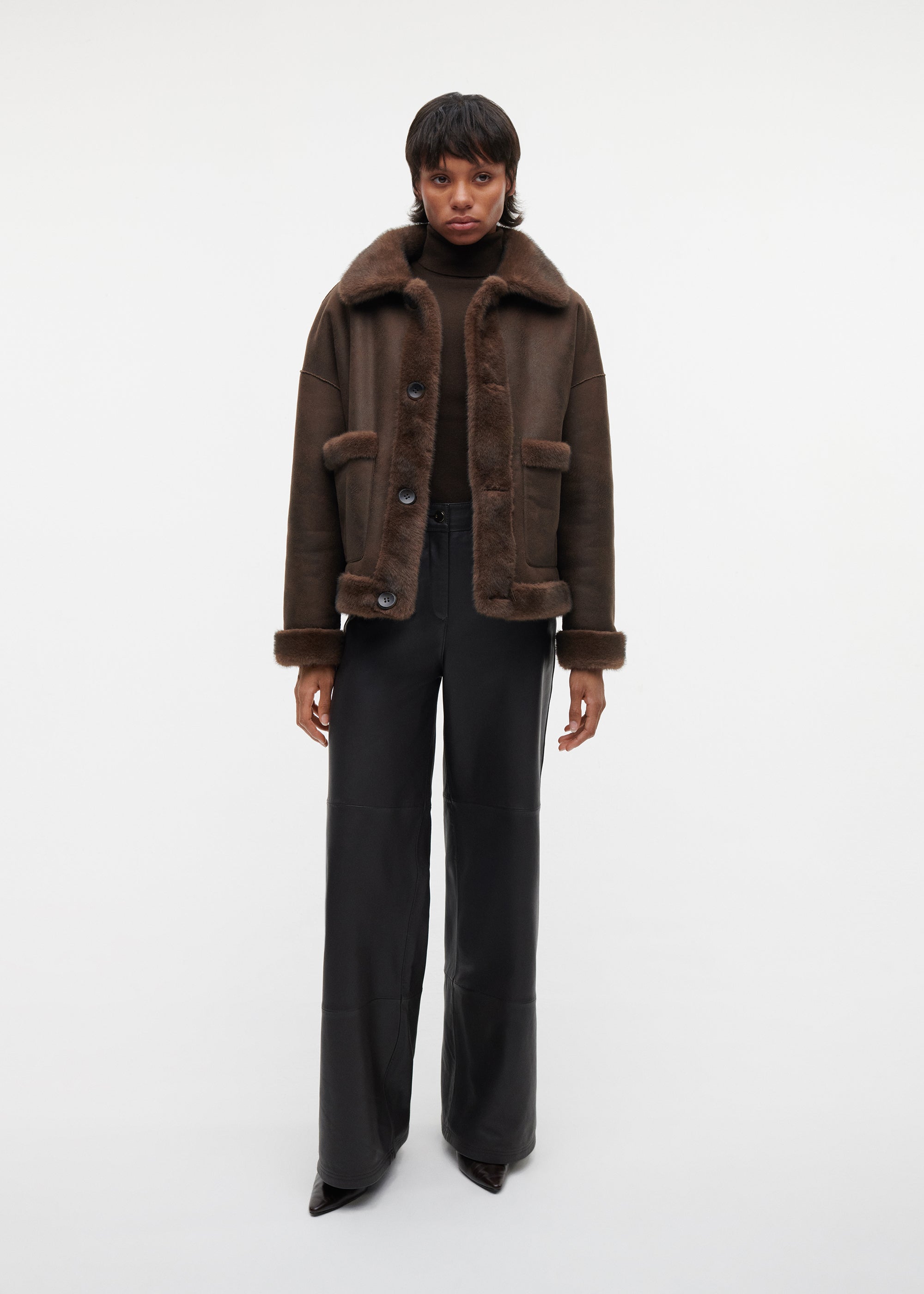 FAJE Reversible Faux Fur Jacket