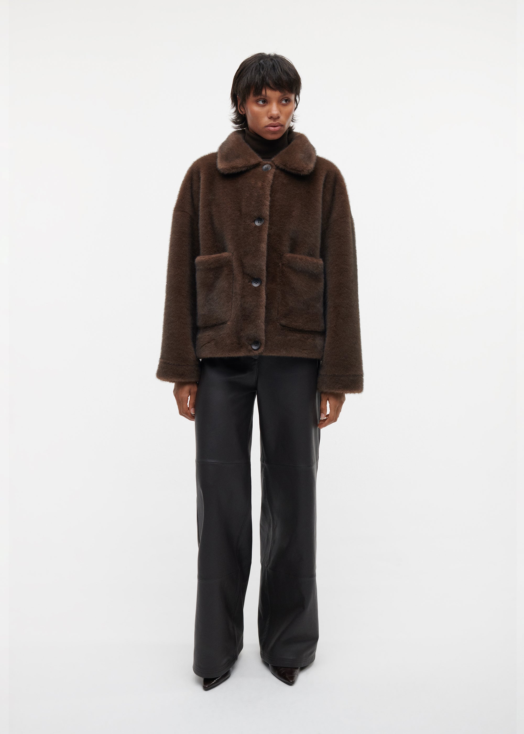 FAJE Reversible Faux Fur Jacket