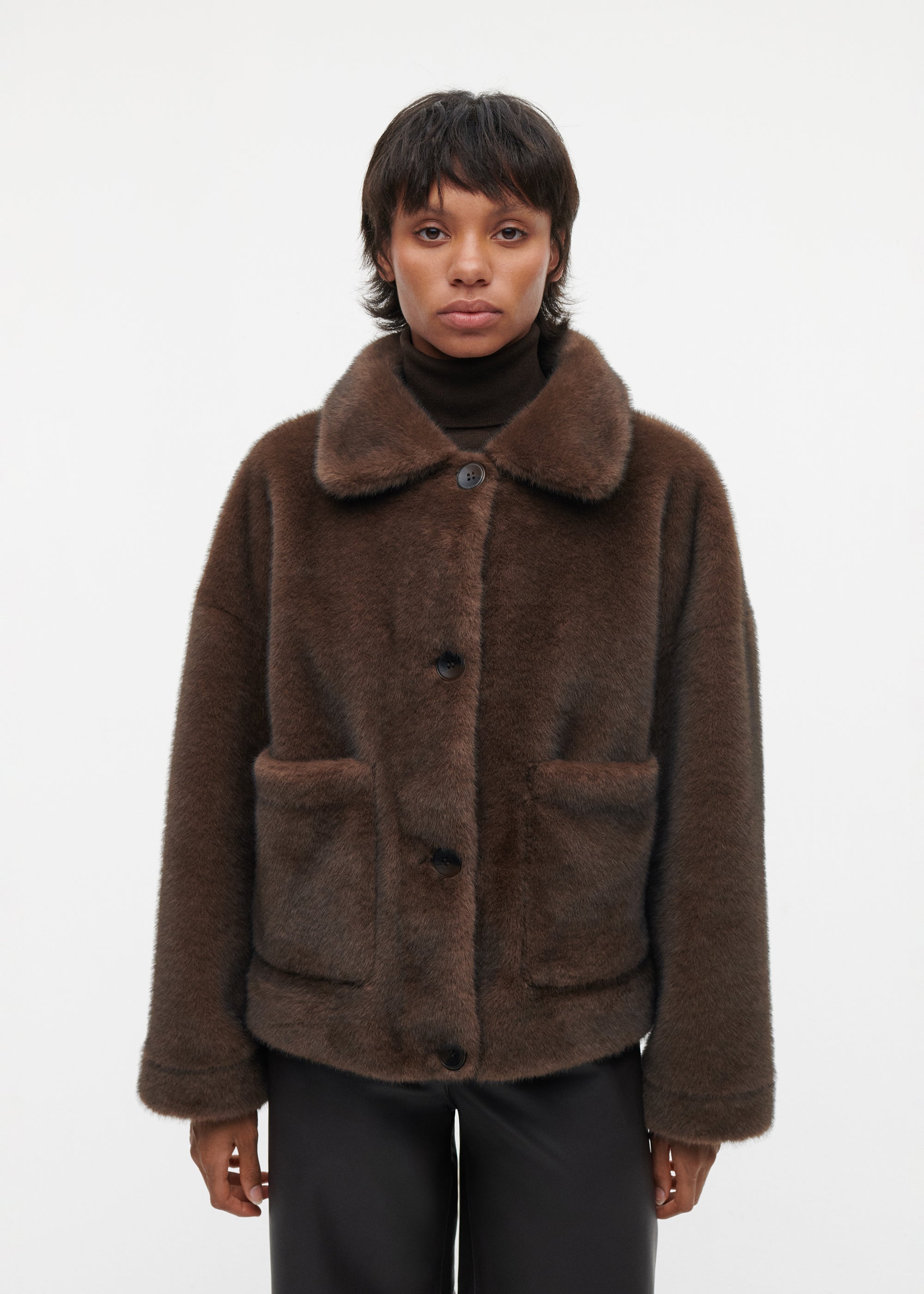 FAJE Reversible Faux Fur Jacket