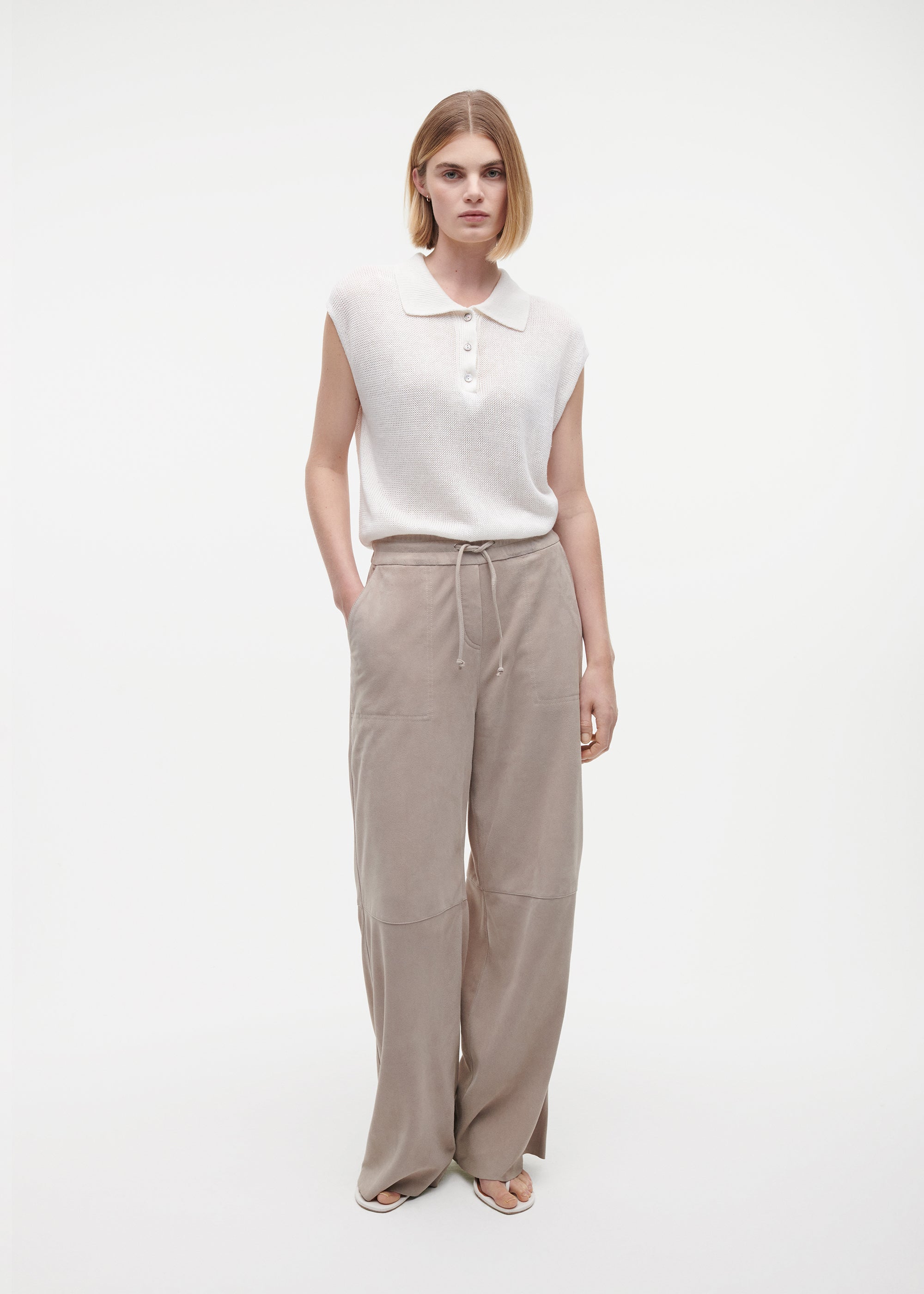 NADIA Suede Trousers