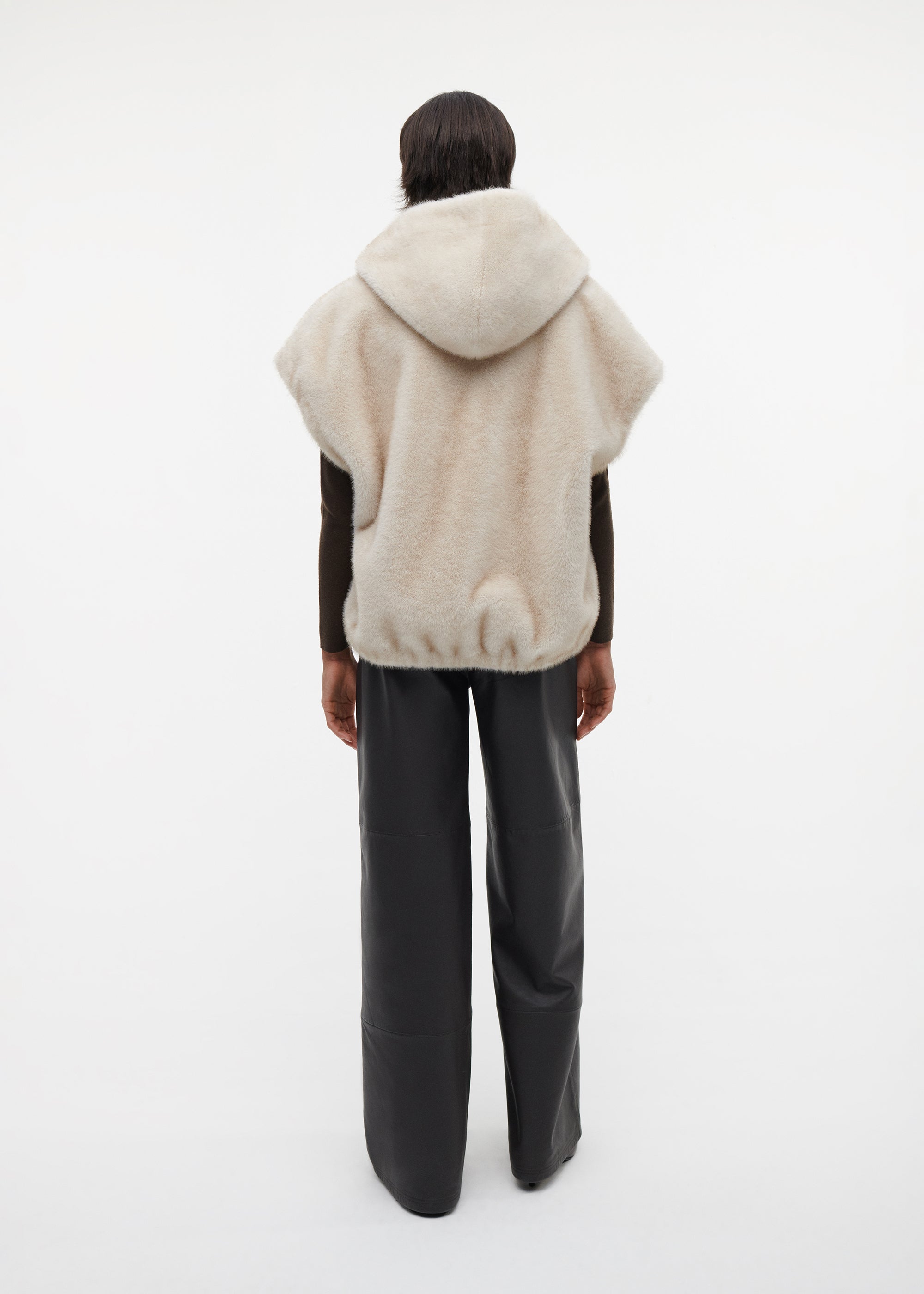 OLENA Reversible Faux Fur Gilet