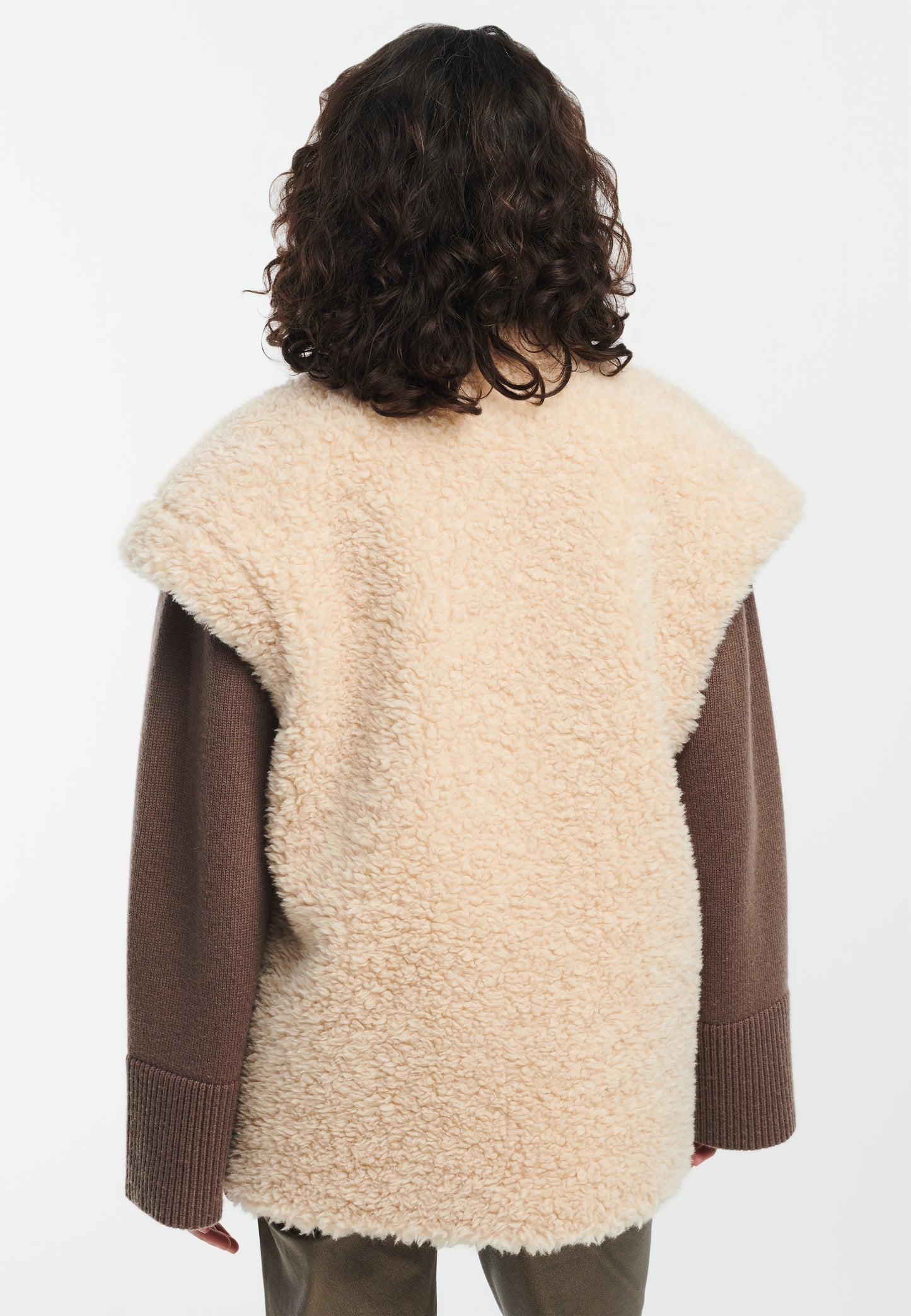 NERINE Teddy Wool Gilet