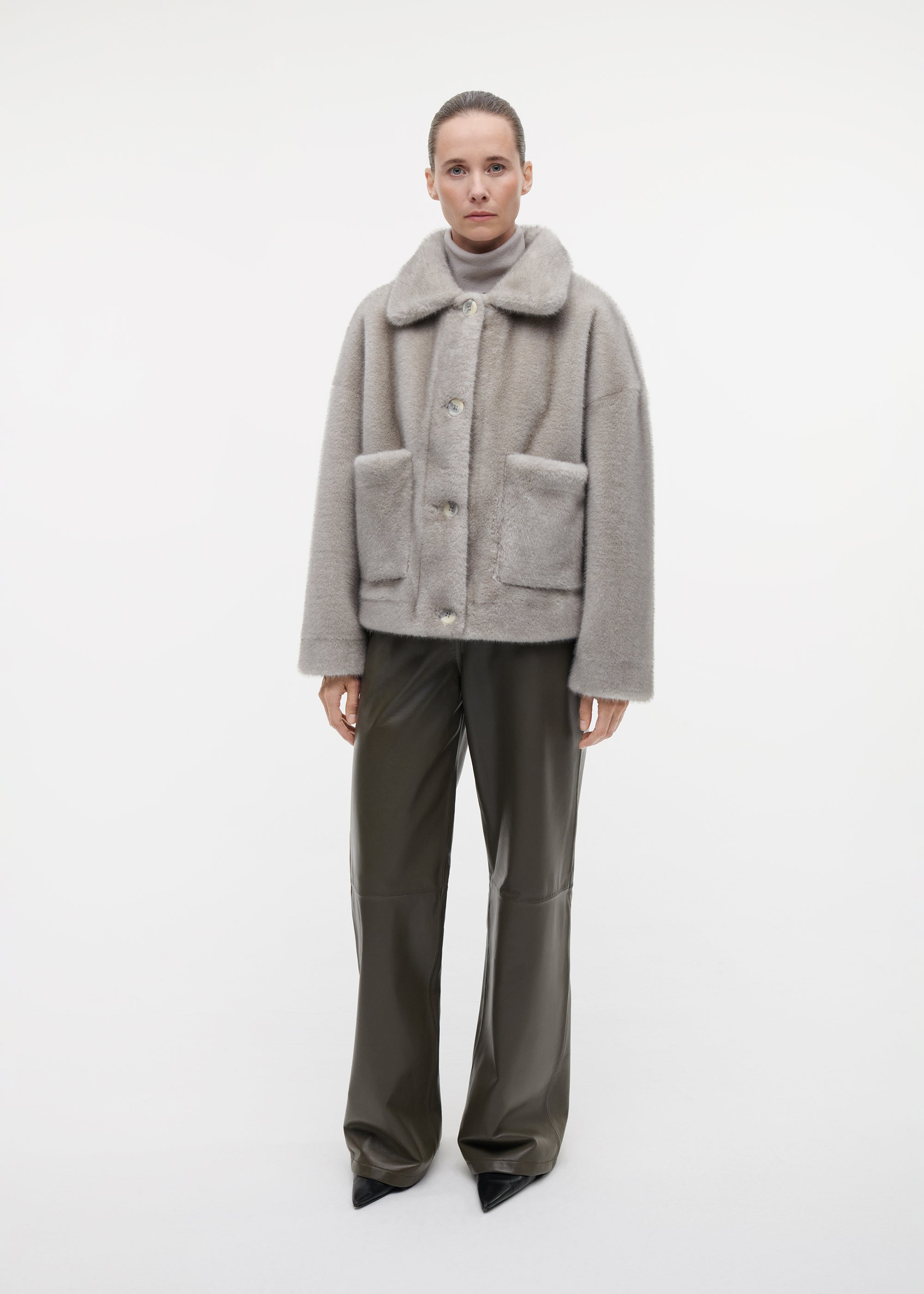 FAJE Reversible Faux Fur Jacket