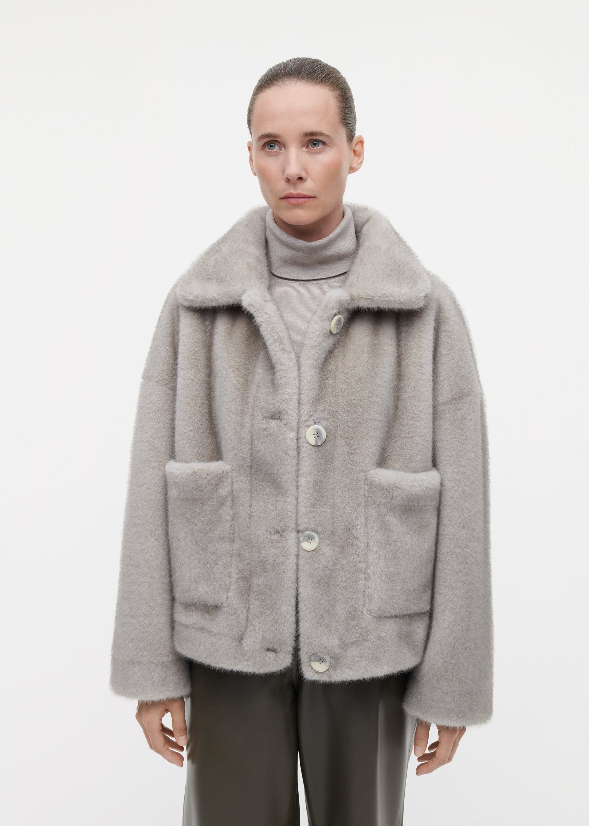 FAJE Reversible Faux Fur Jacket