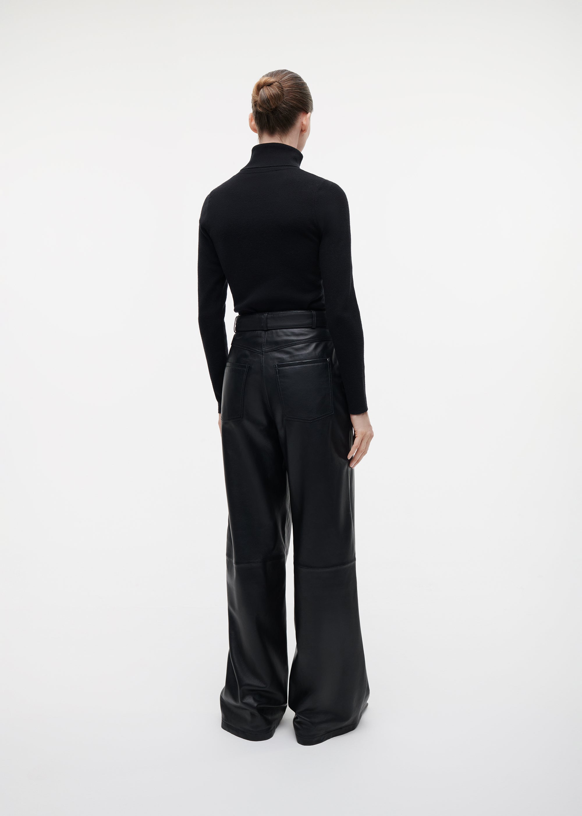 KAIA Leather Trousers
