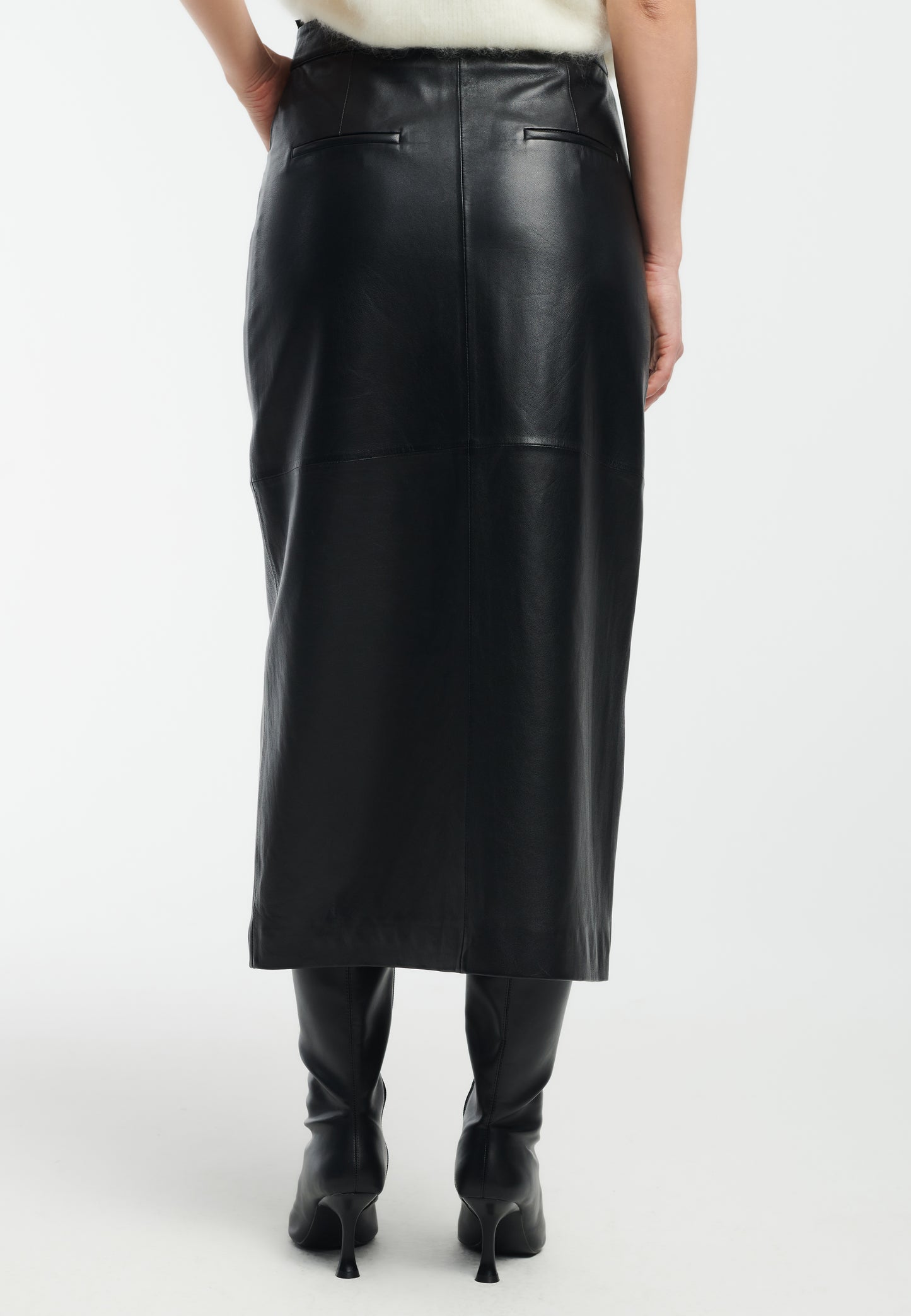 JEZRA Leather Skirt