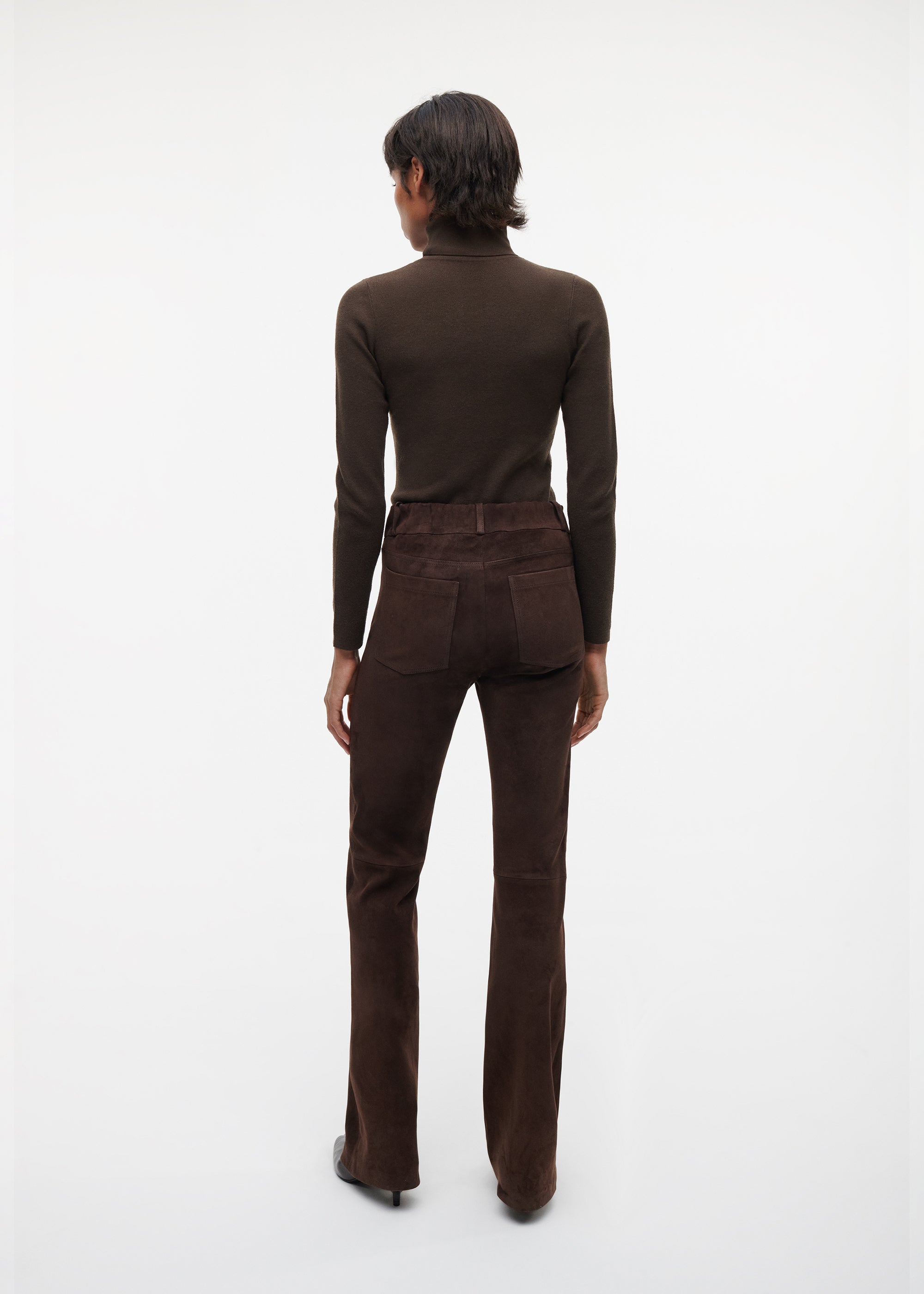 DUANA Suede Stretch Trousers