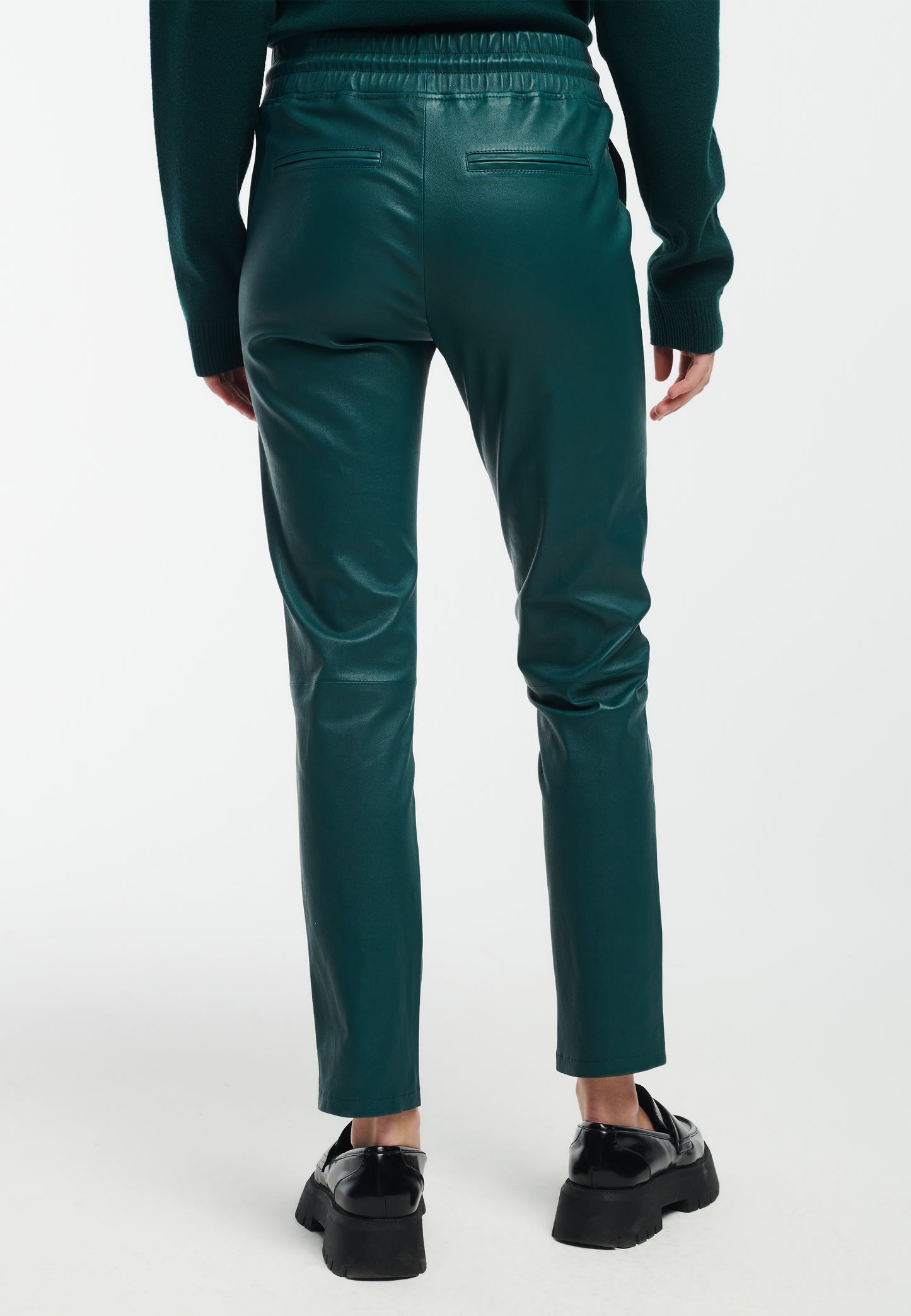 NAOMI Slim fit Leather Trousers