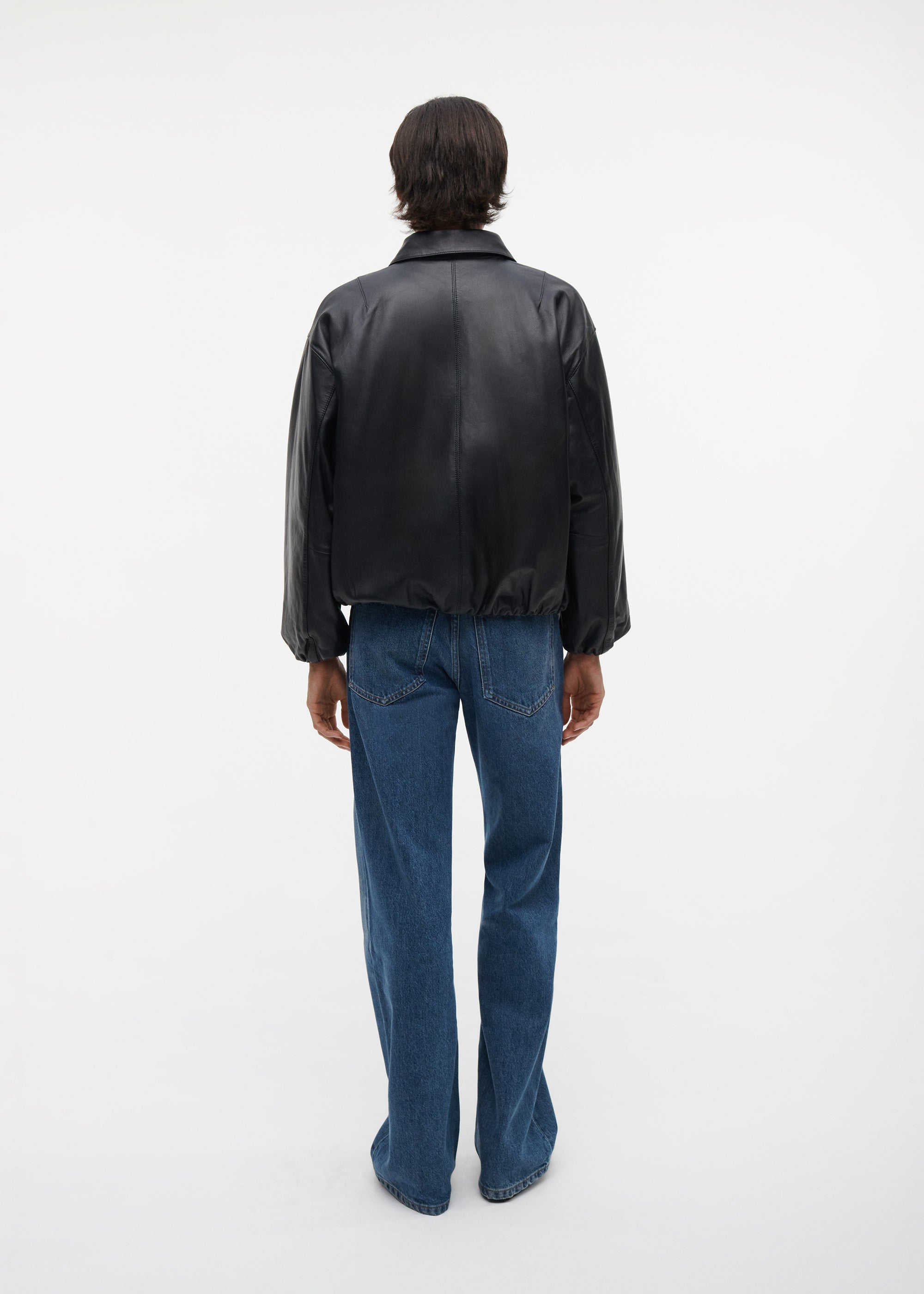 ROBIN Leren Bomber Jasje