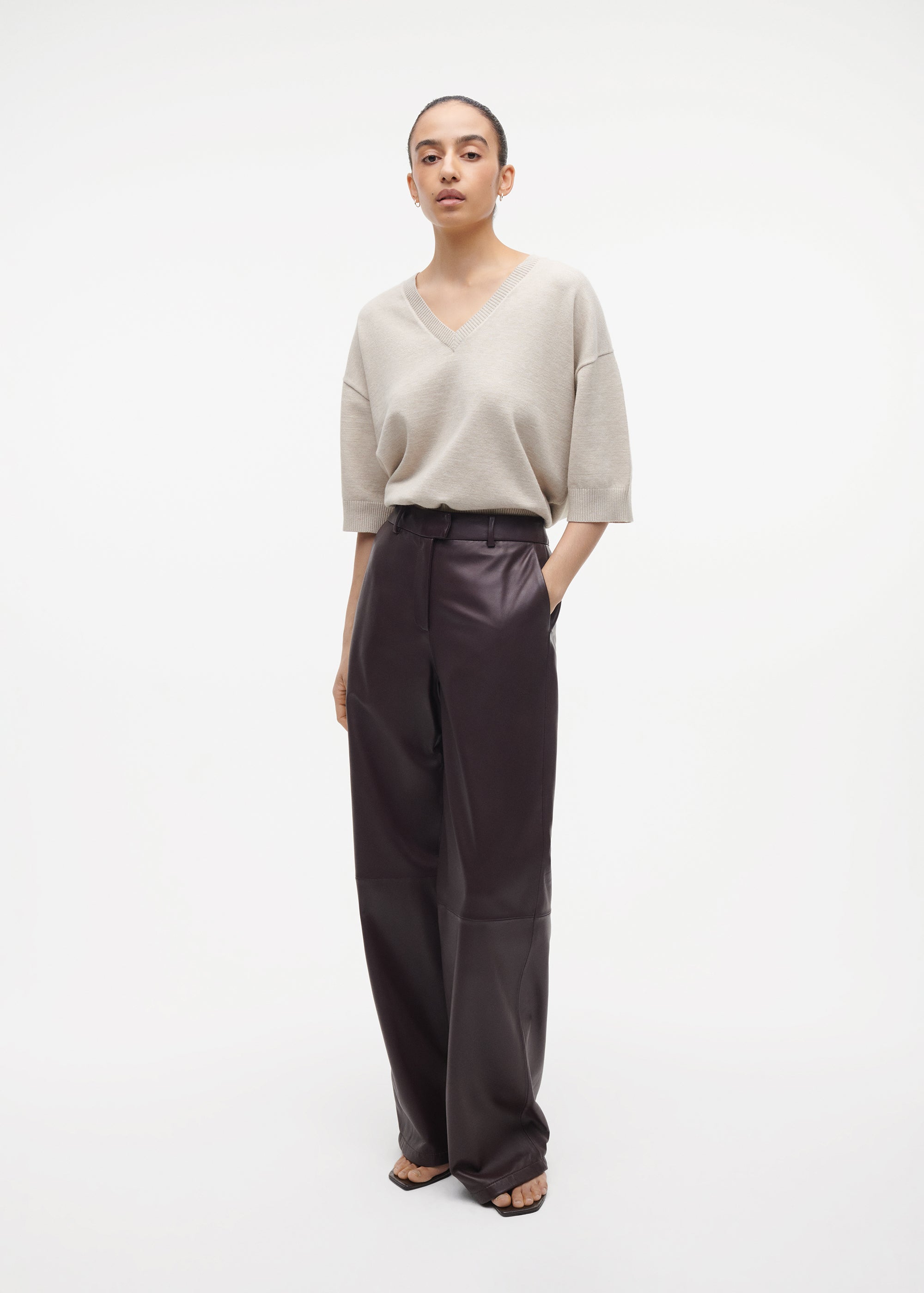 RANIA Leather Trouser